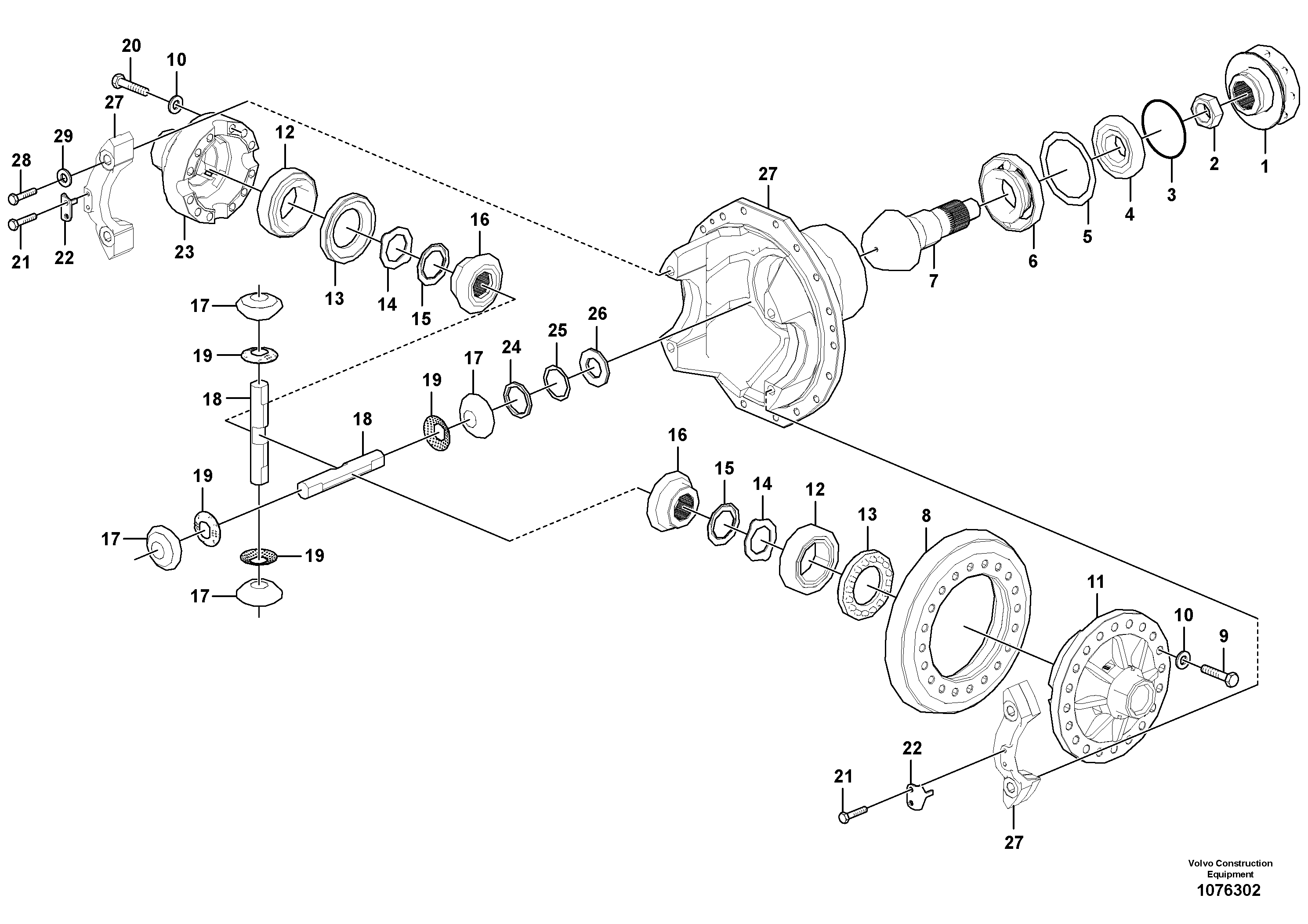 Lock screw VOE17004366 VOLVO