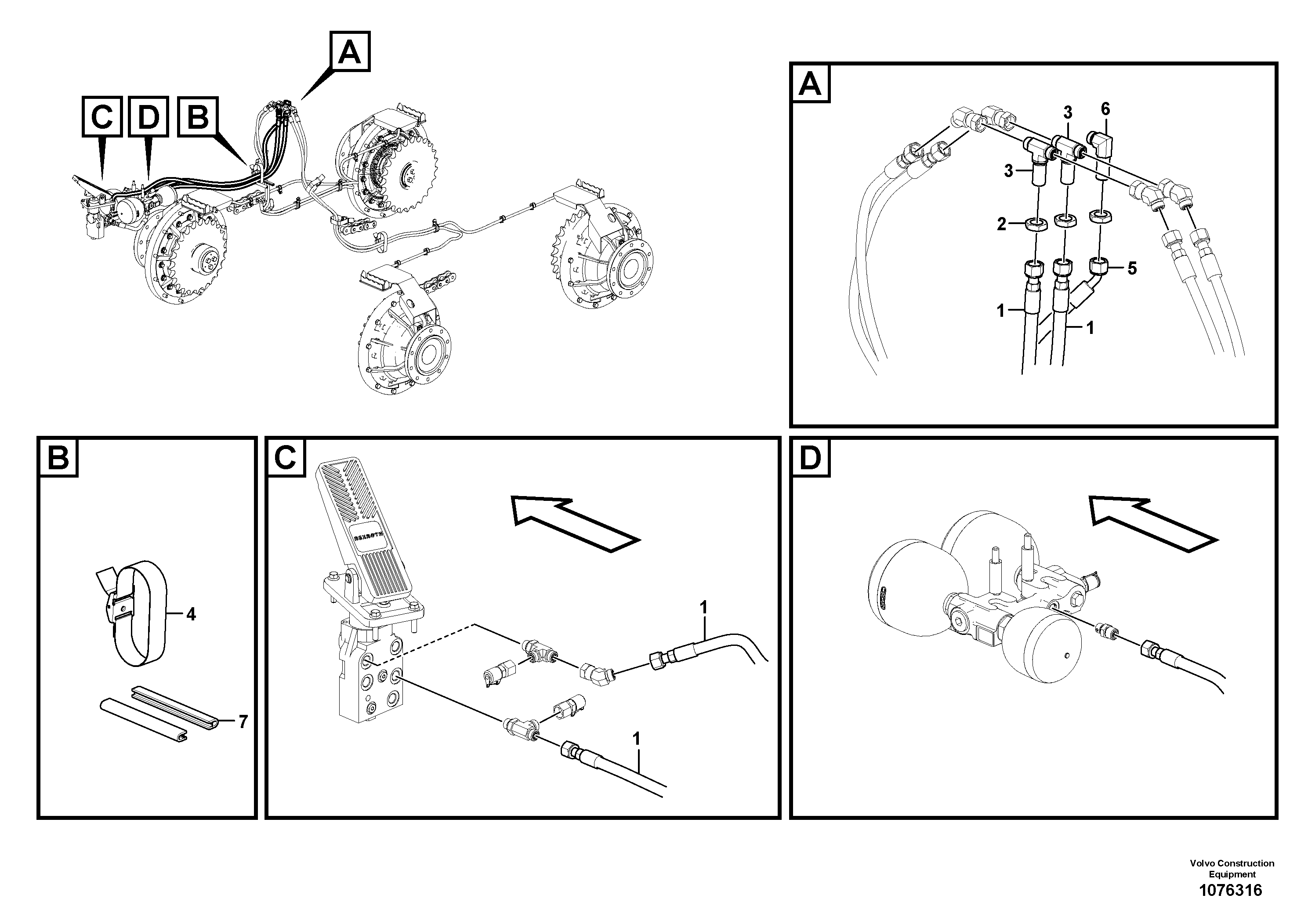 Hose assembly VOE936373 VOLVO