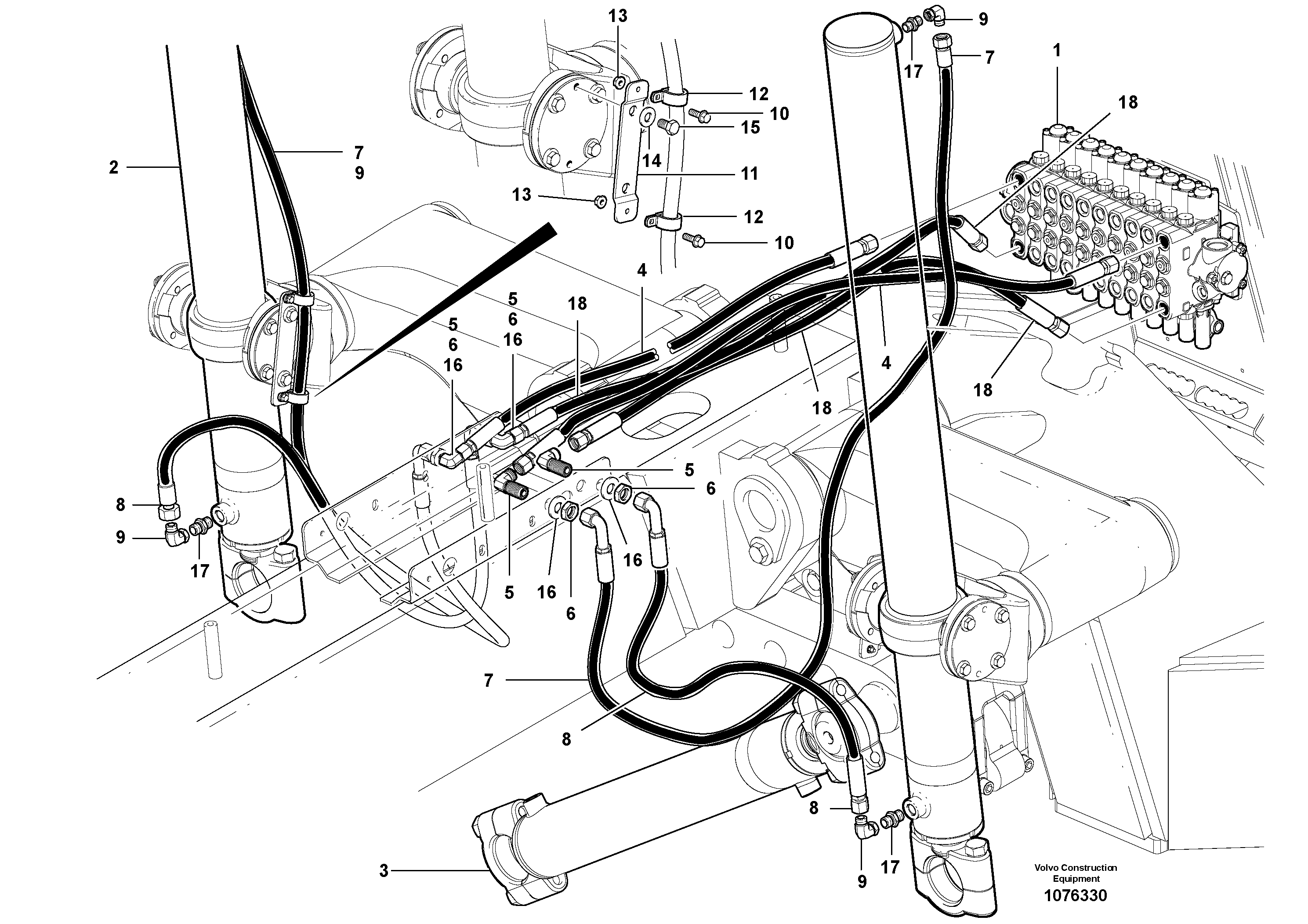 Seat frame VOE15418650 VOLVO