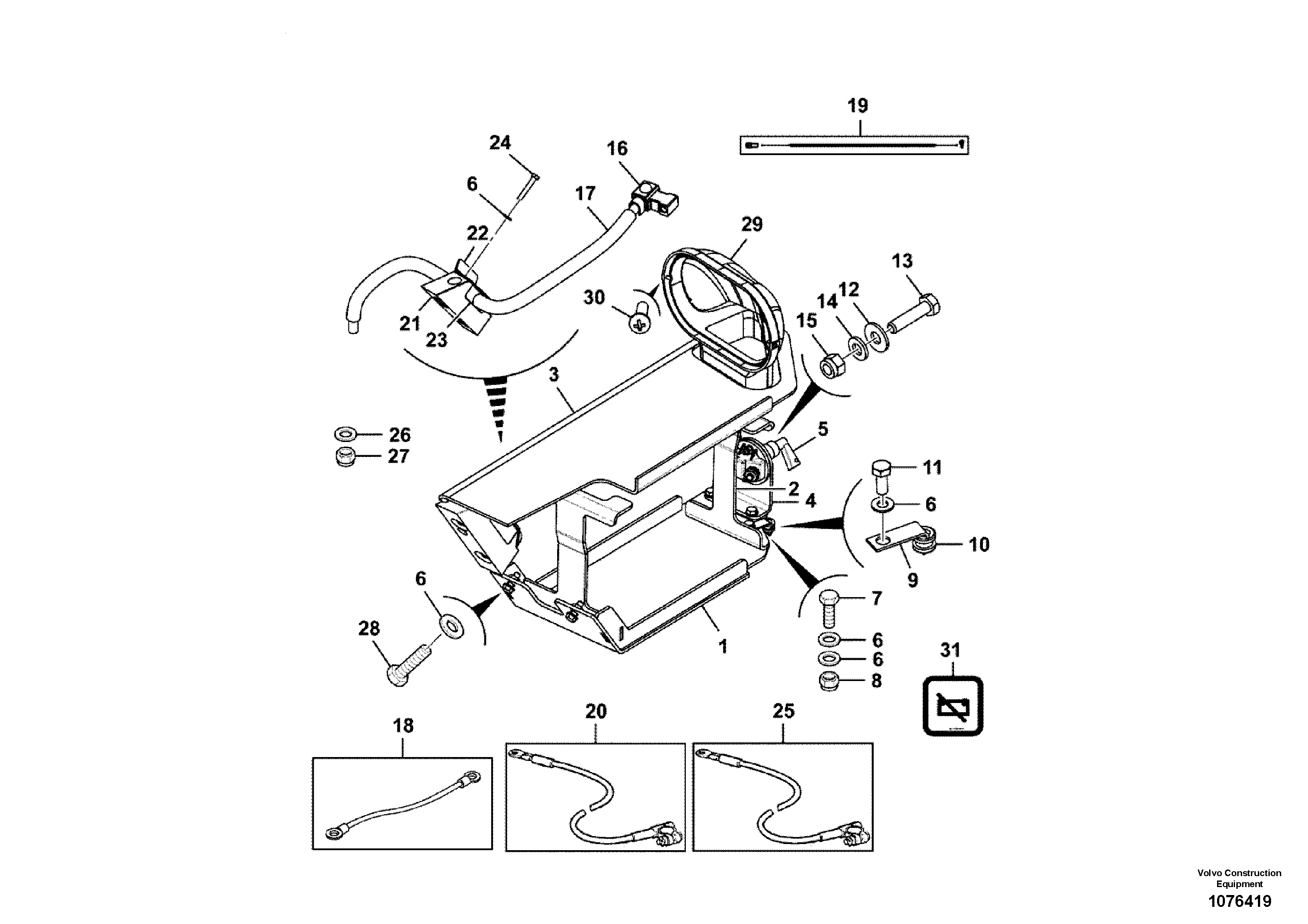For upper engine part VOE17299627 VOLVO