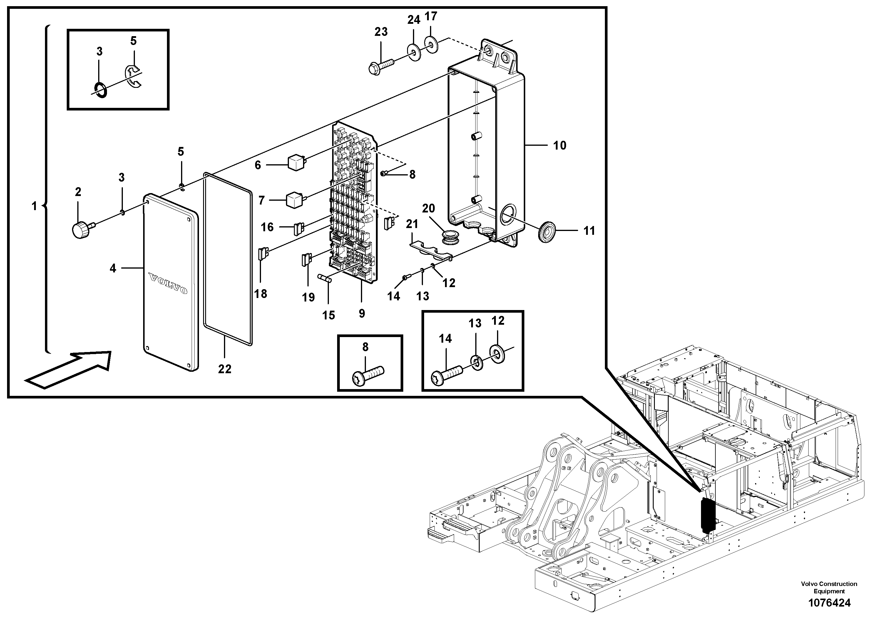 Printed Circuit VOE14683240 VOLVO