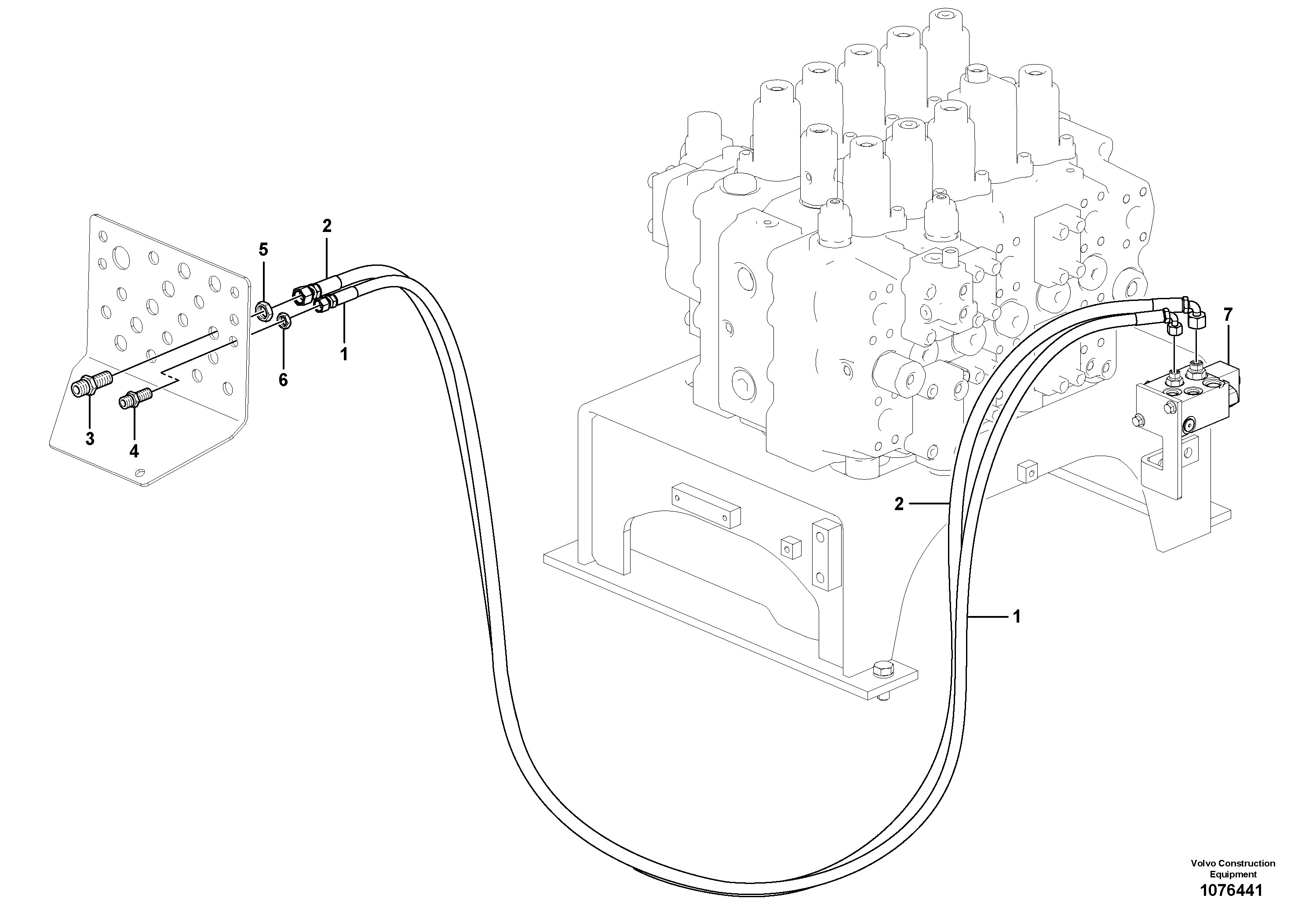 Timing gear casing VOE15191435 VOLVO