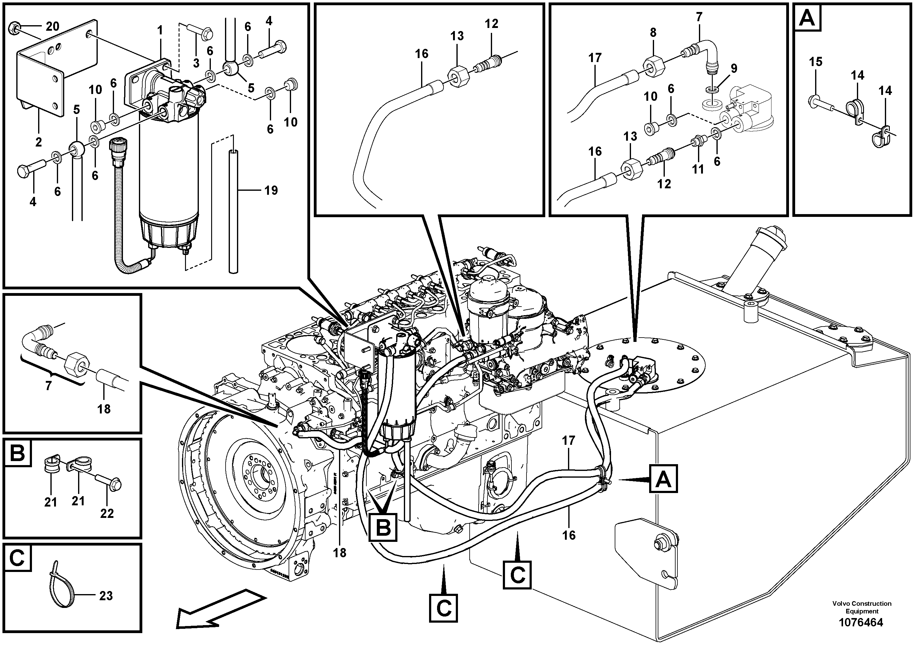 Bracket VOE16015903 VOLVO