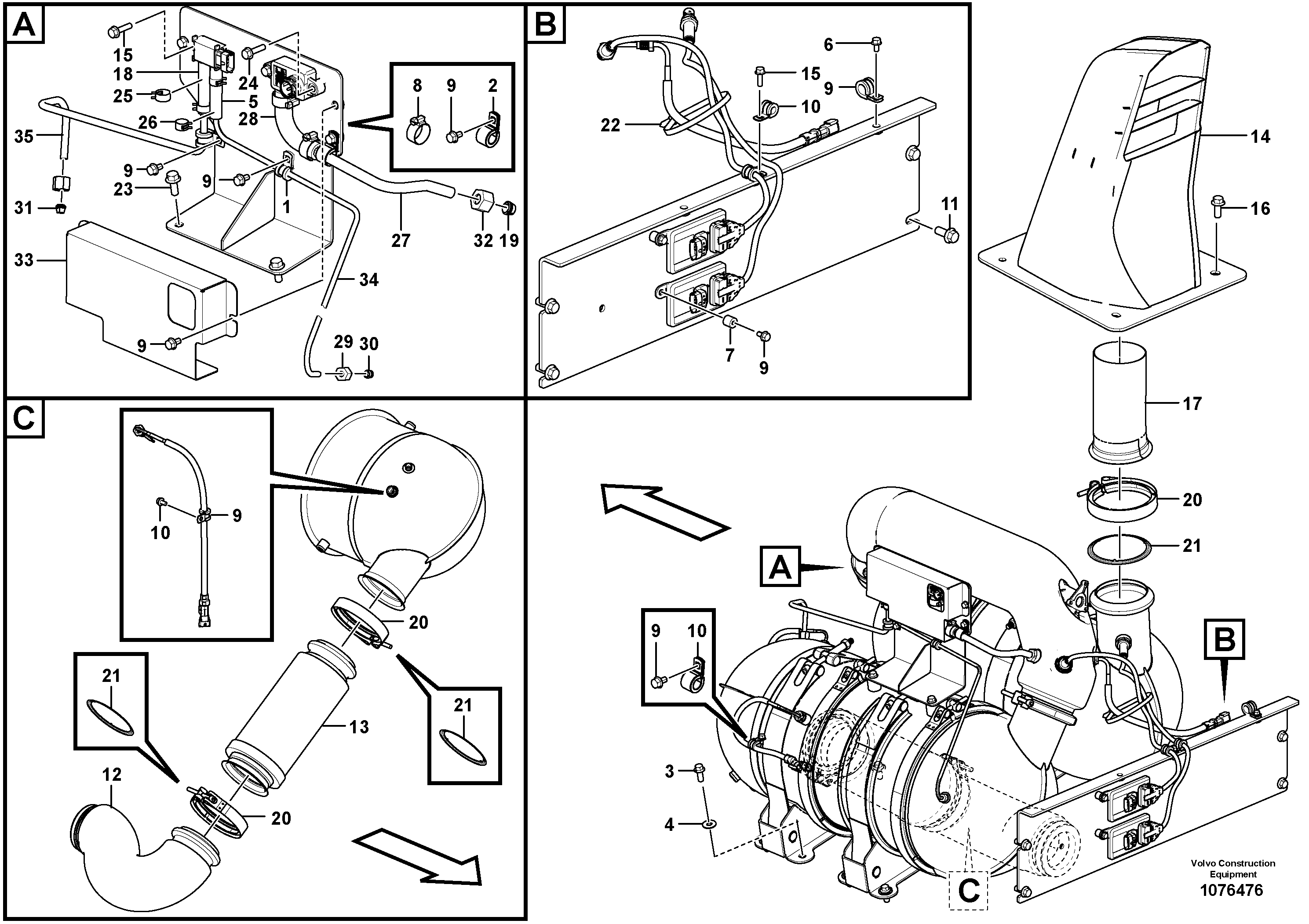 Fuel miser valve VOE15422362 VOLVO