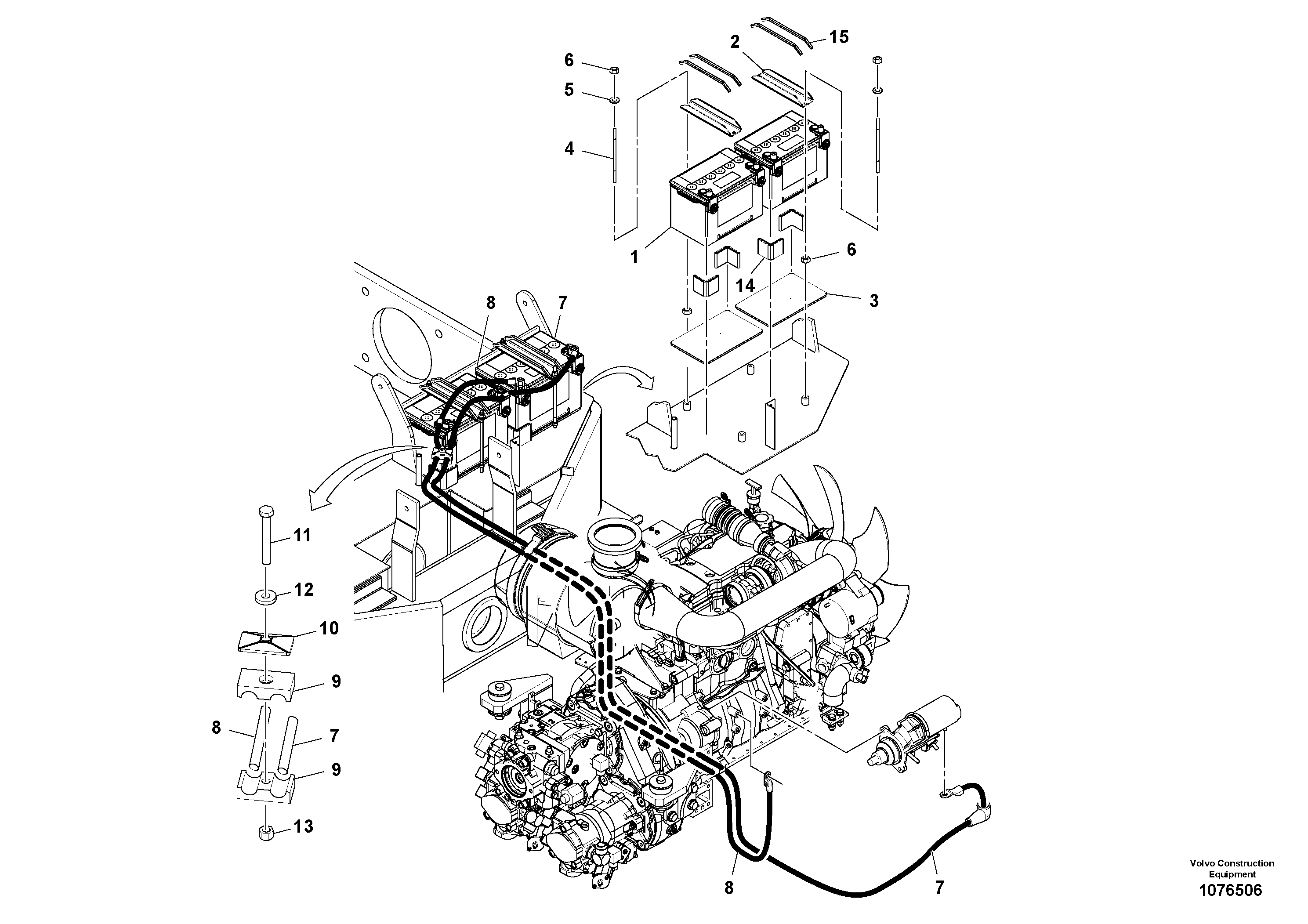 Battery Cable RM/VOE12786889 VOLVO