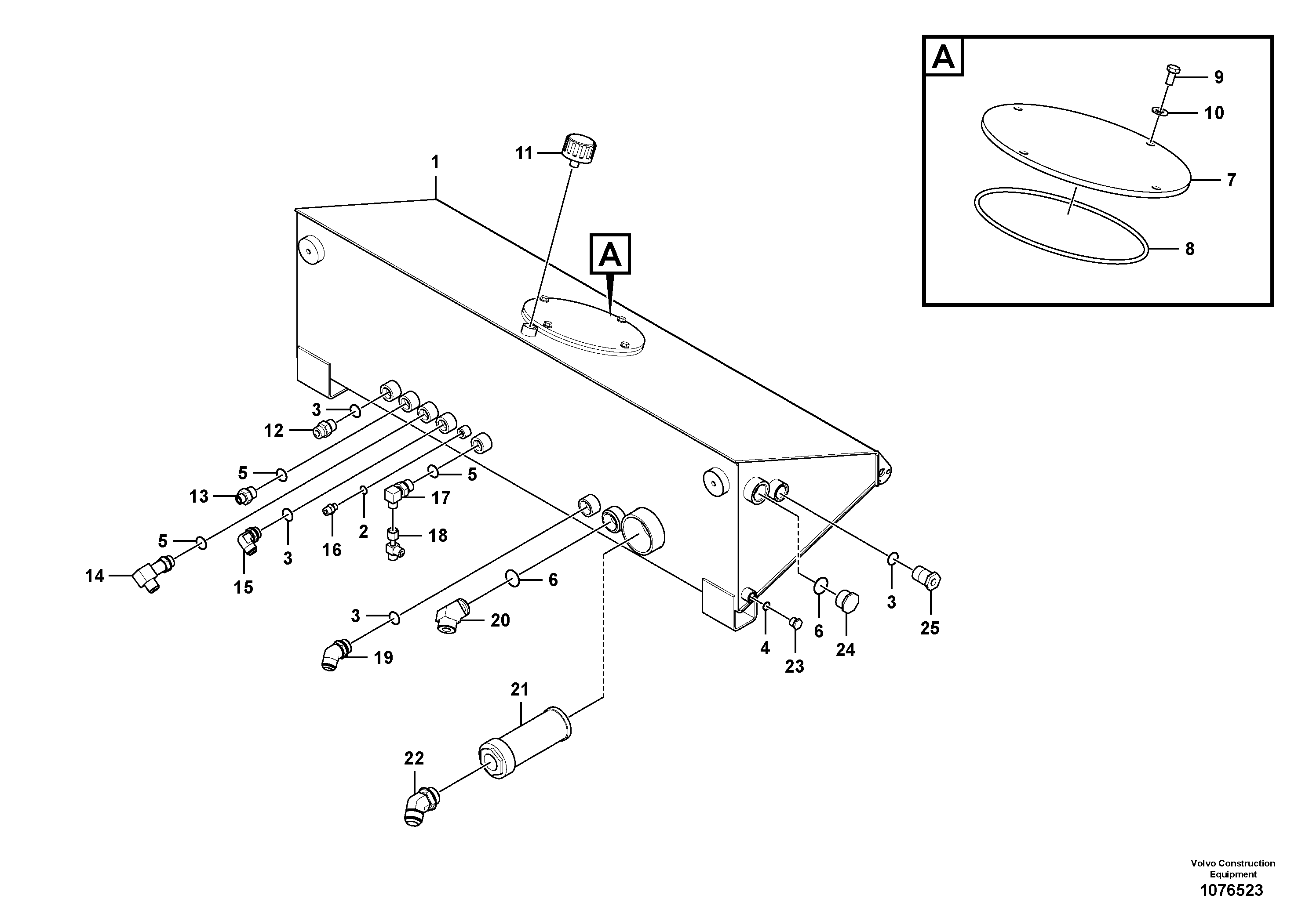 Plate RM/VOE14547582 VOLVO
