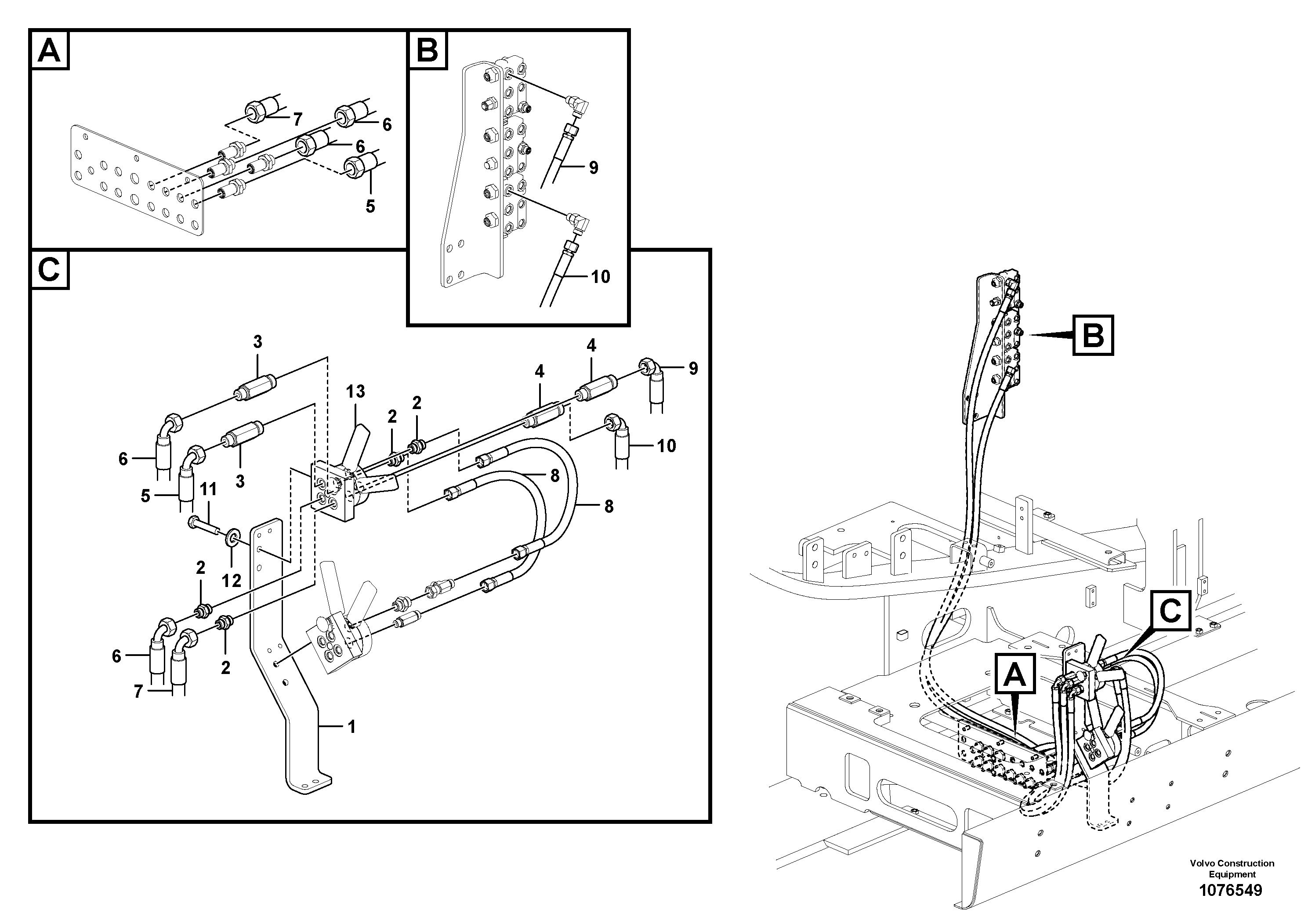 Seat frame VOE14678649 VOLVO