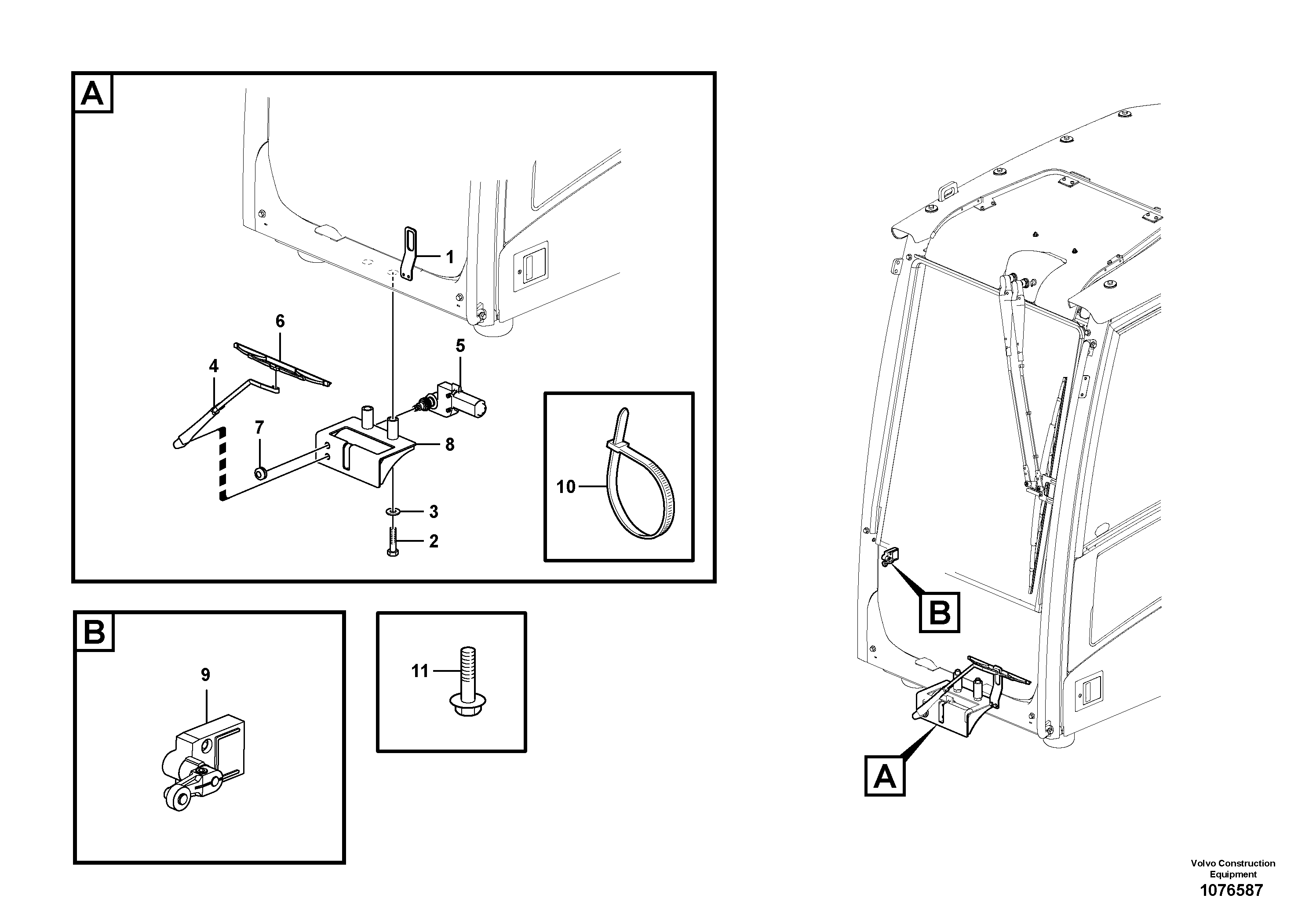 Seat frame VOE14679374 VOLVO