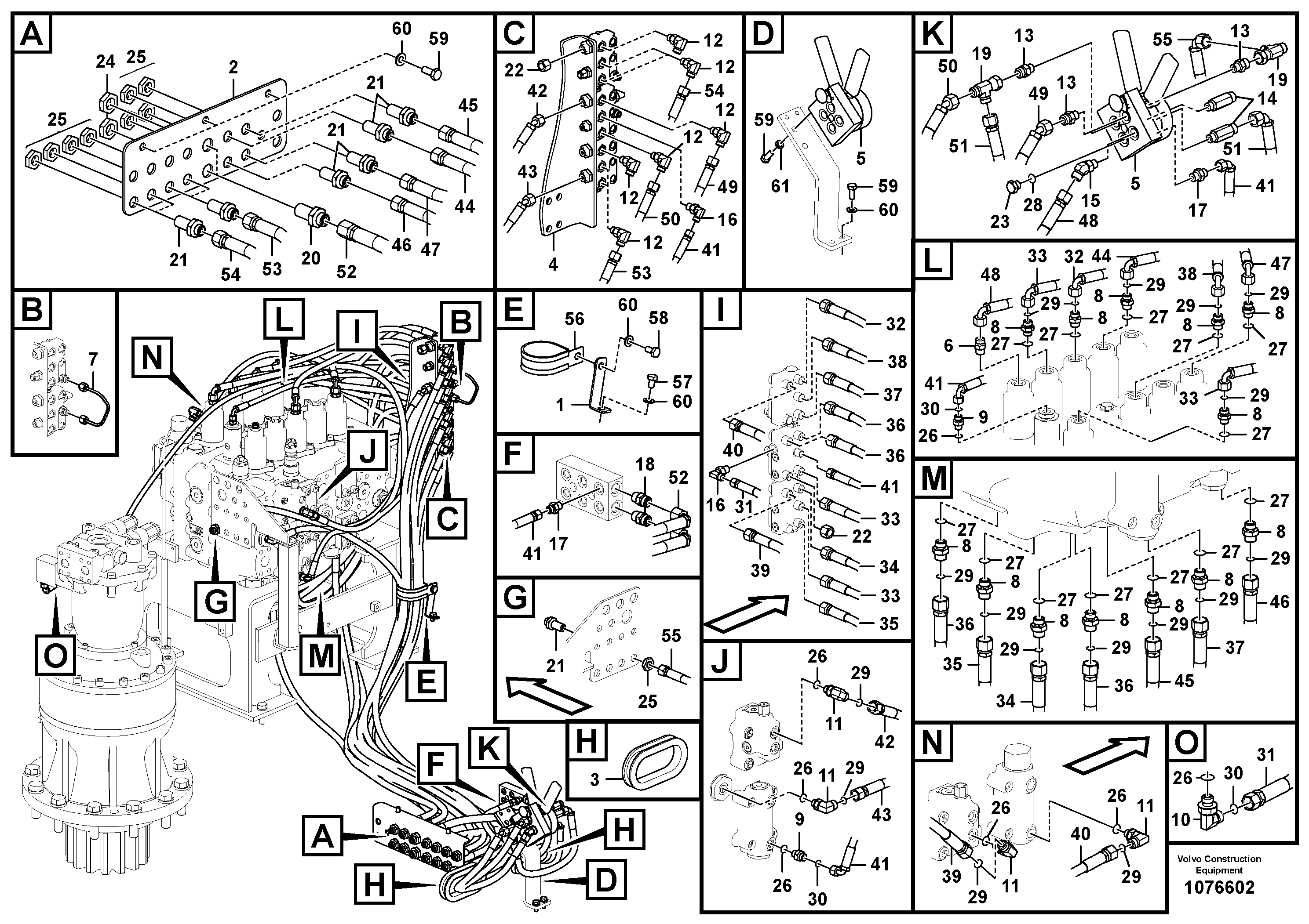Seat frame VOE14676259 VOLVO