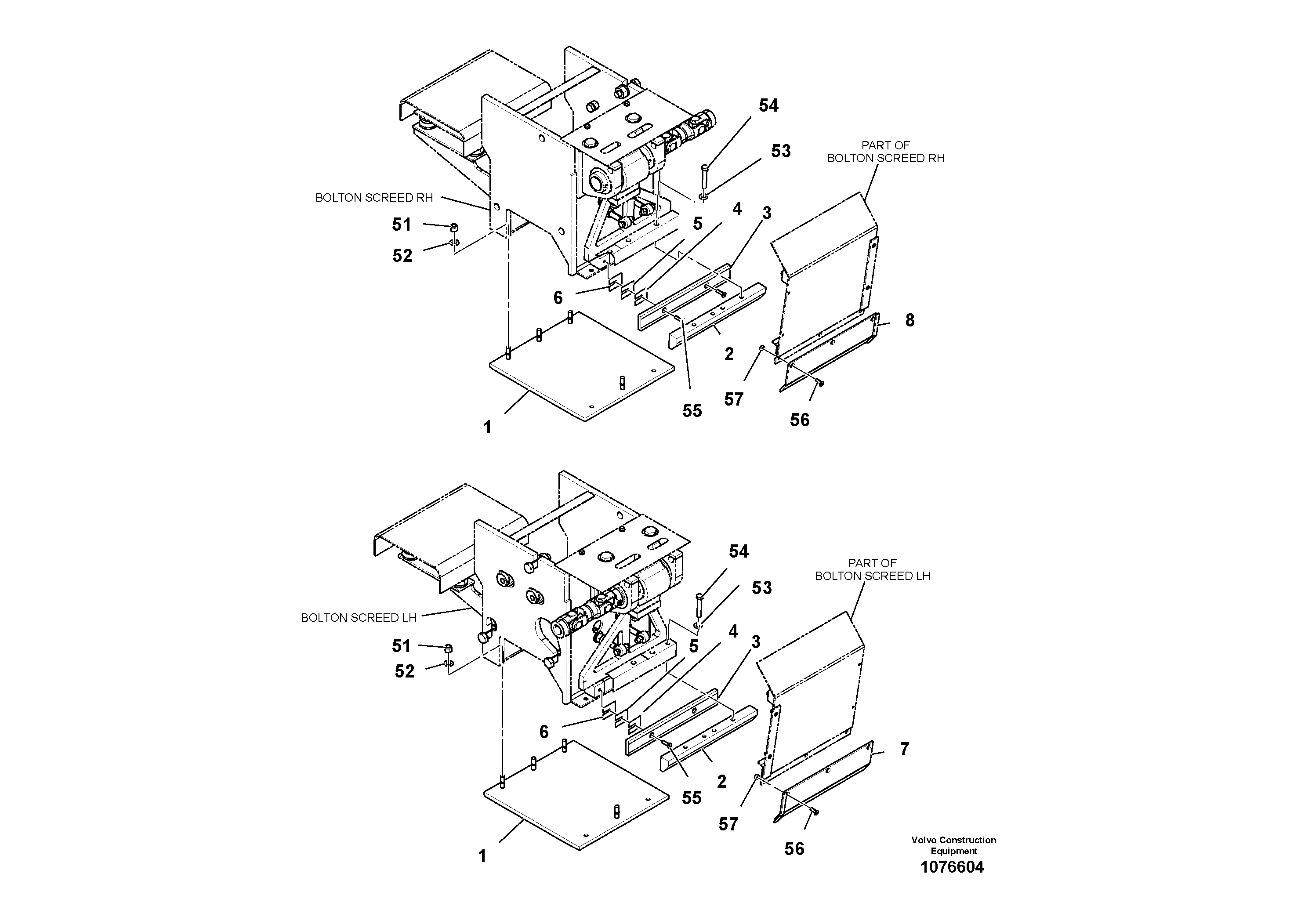 Hydraulic system, P4 RM70827217 VOLVO