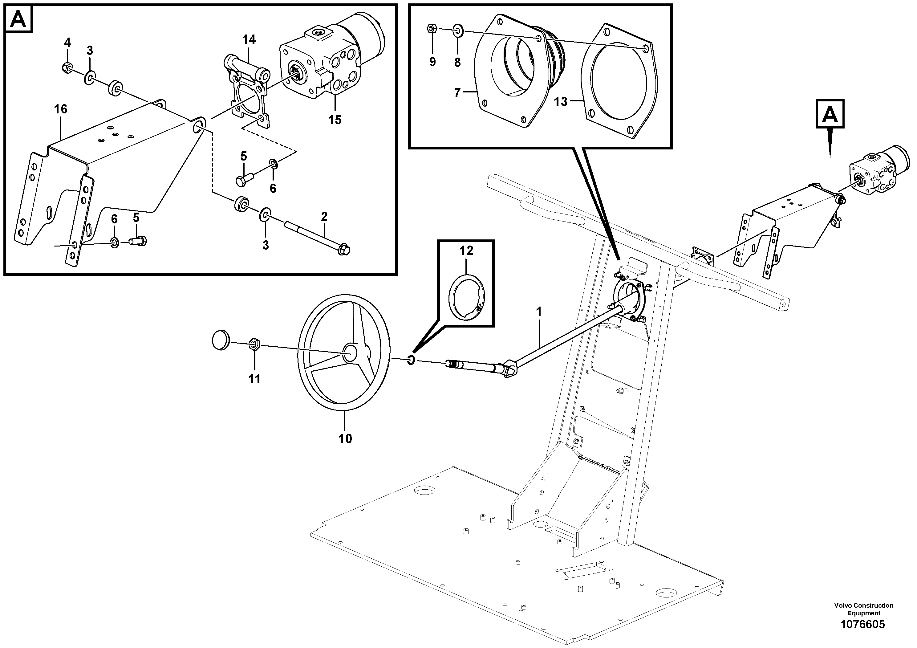 Spur gear VOE16677010 VOLVO
