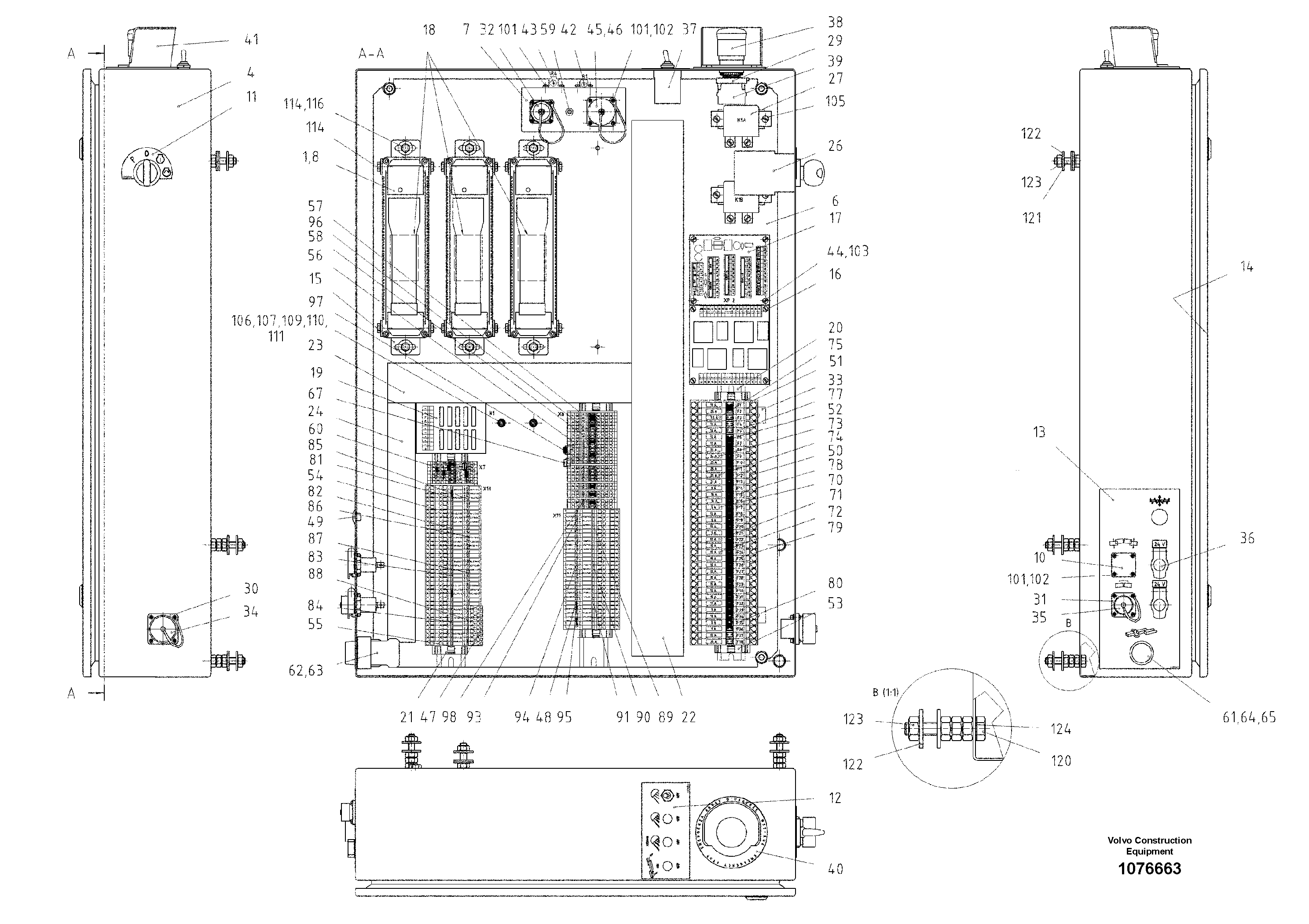 Коробка главного распределителя RM80613417 VOLVO