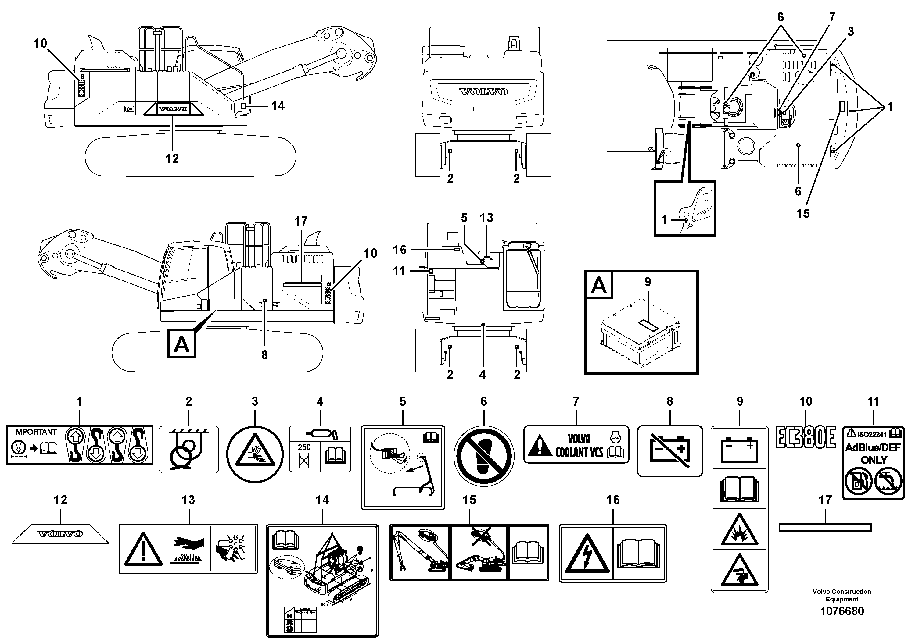 Cylinder Block VOE14684169 VOLVO