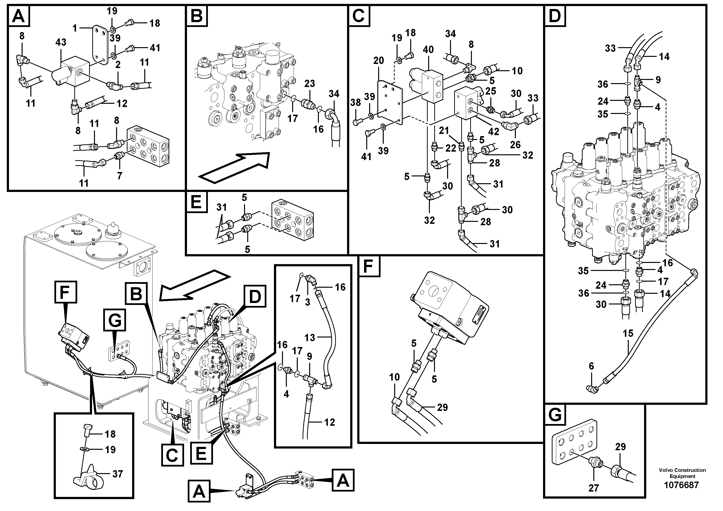Seat frame VOE14683877 VOLVO