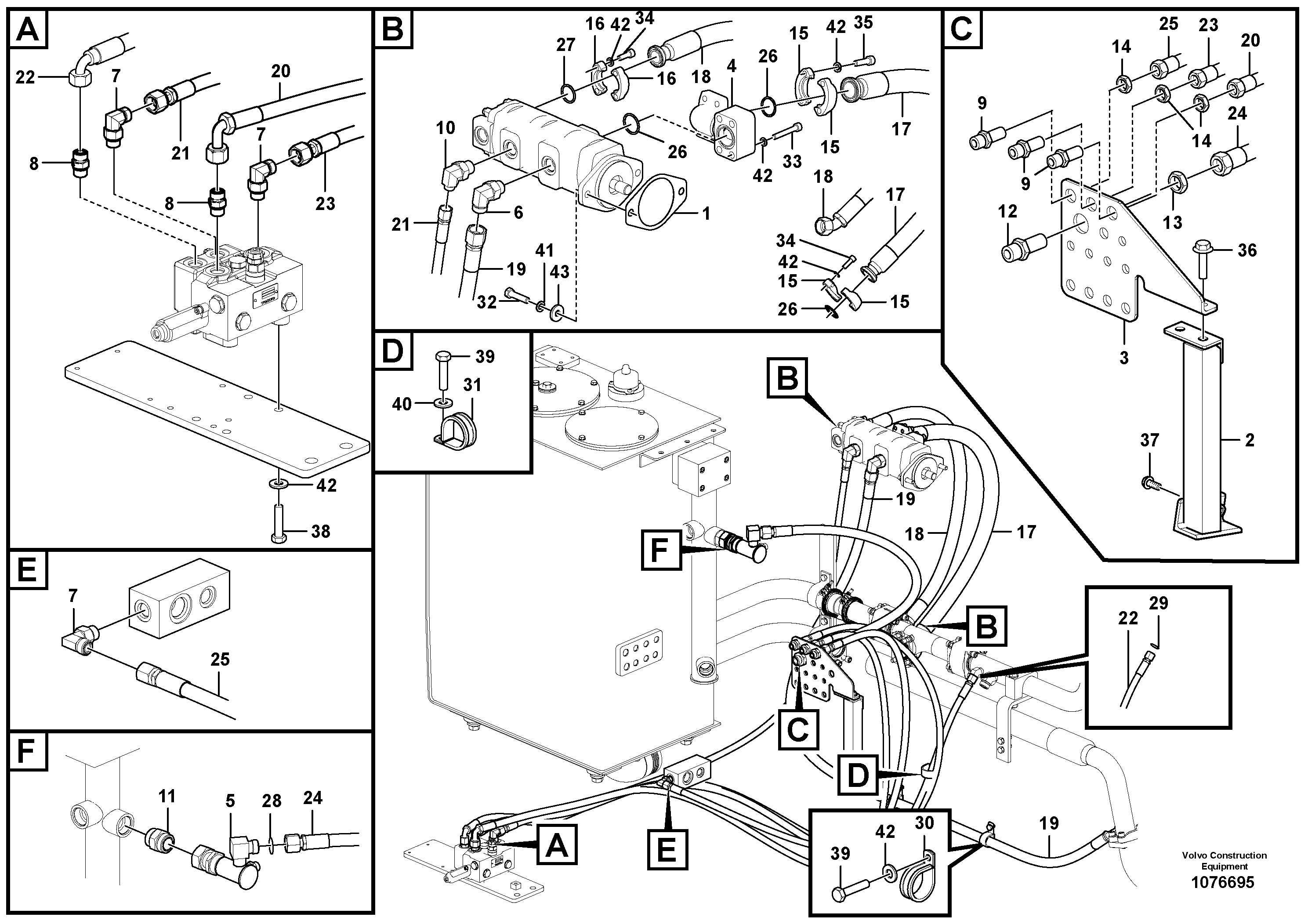 Seat frame VOE14681789 VOLVO