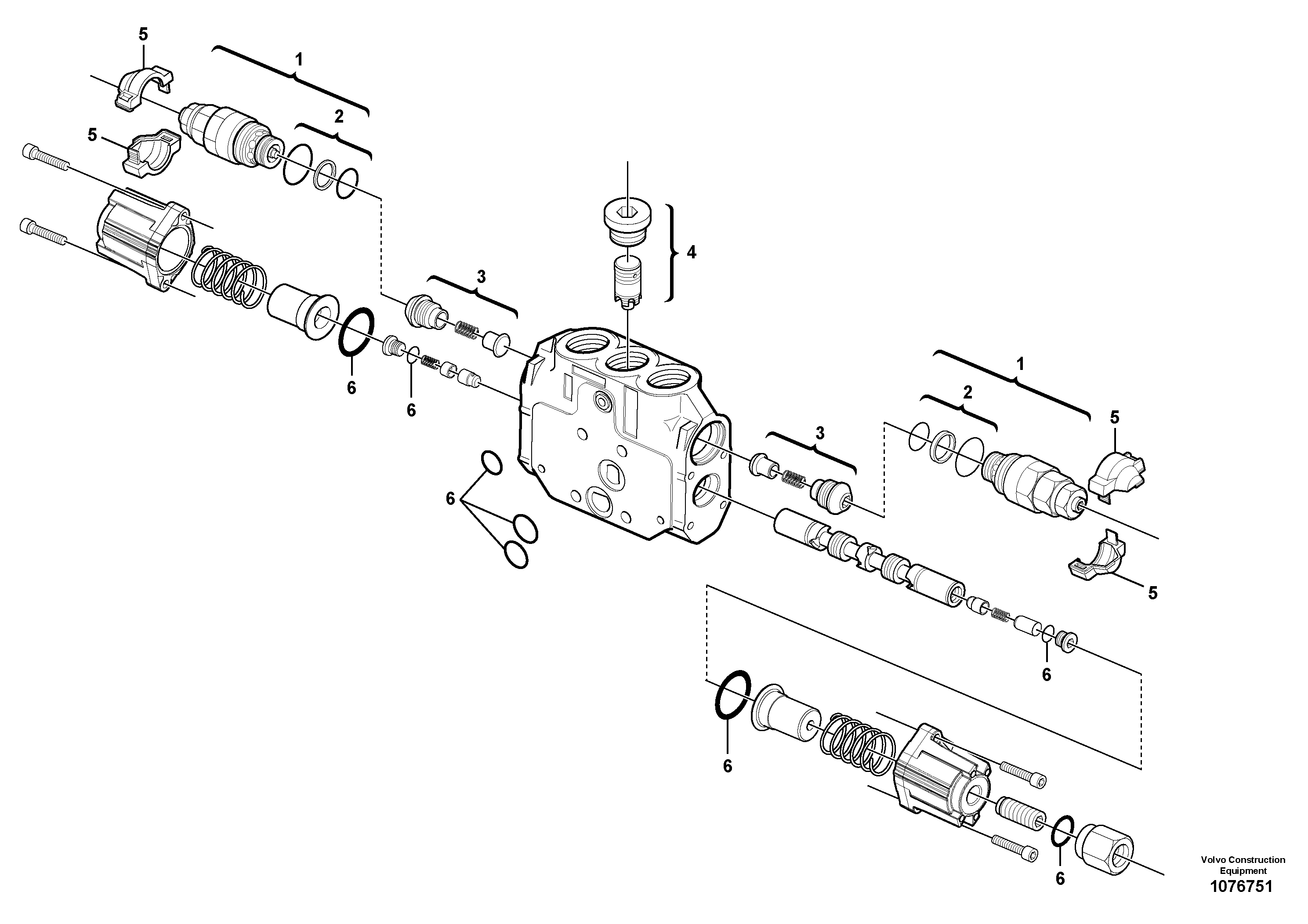 Bearing ring VOE17252610 VOLVO