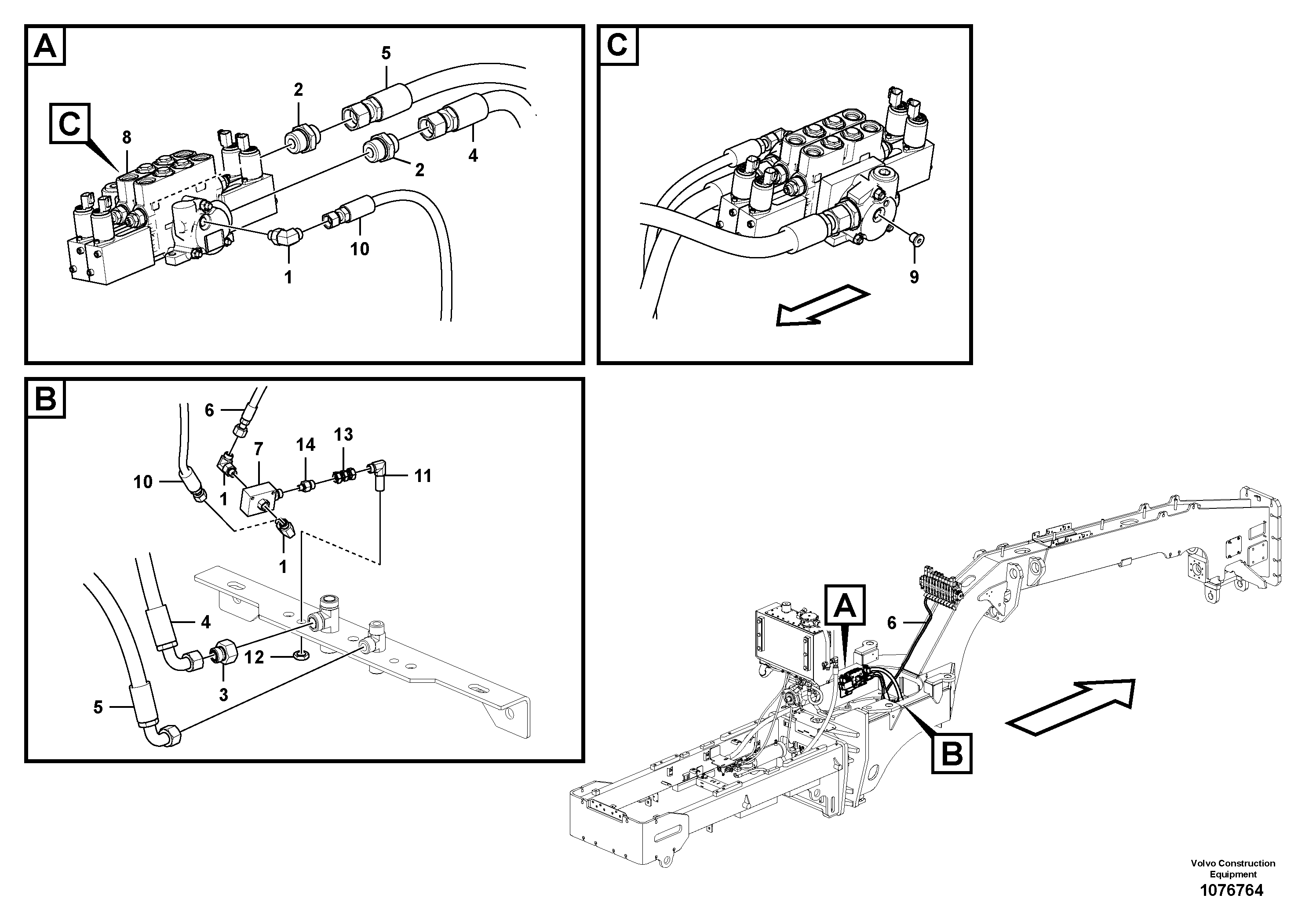 Hose assembly VOE16238968 VOLVO