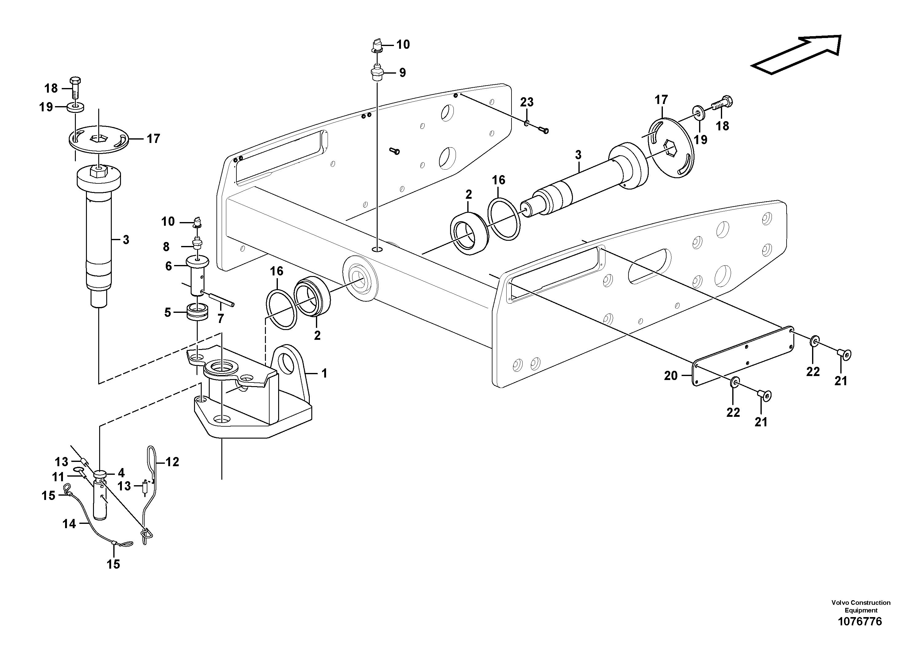 Tube assembly Lh VOE12788786 VOLVO