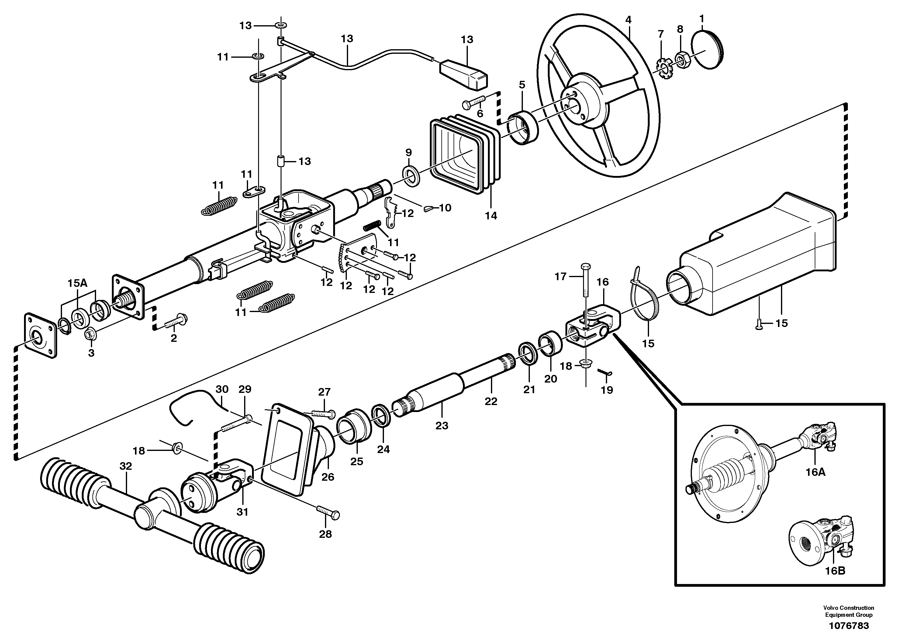 For upper engine part VOE4821025 VOLVO
