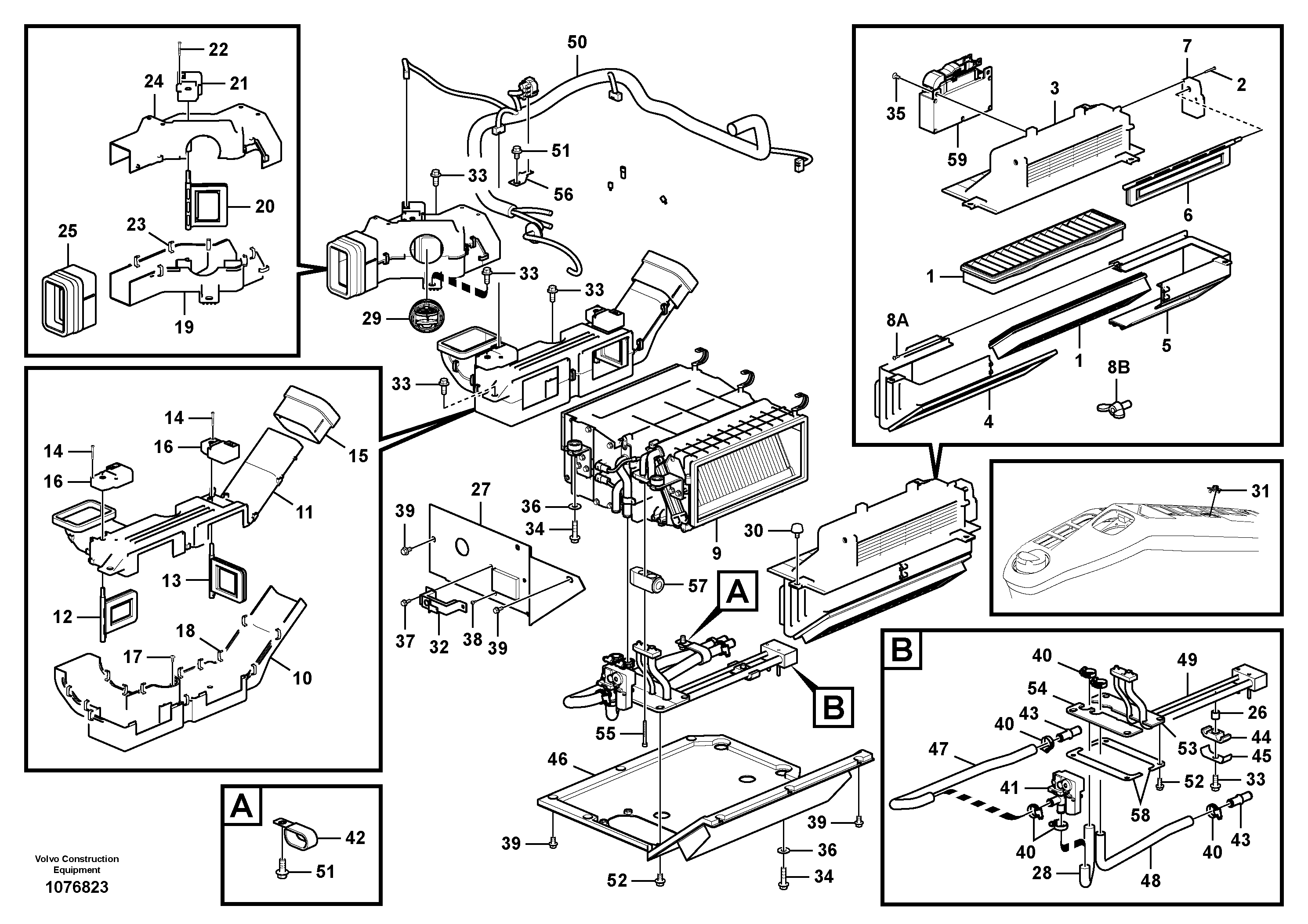 Extendible dipper Cylinder VOE14637495 VOLVO
