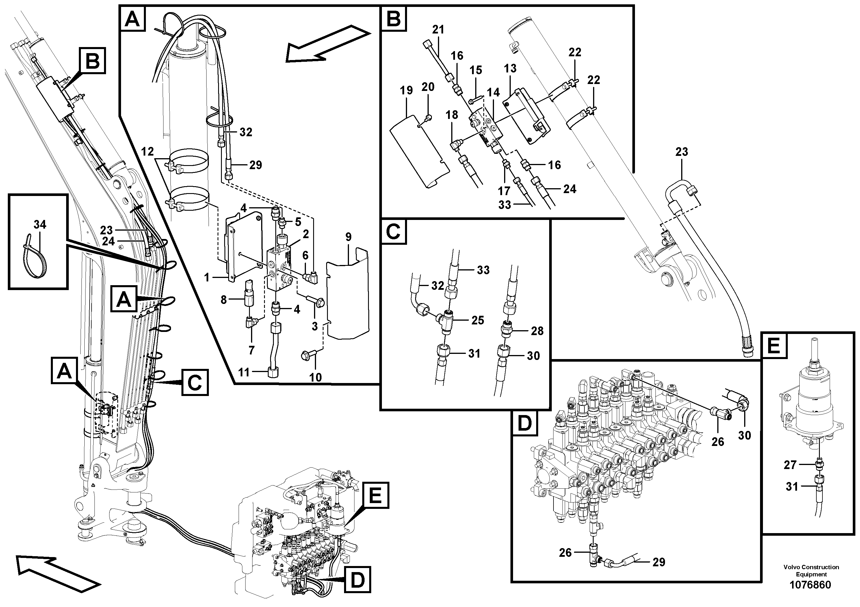 Timing gear casing VOE15695473 VOLVO