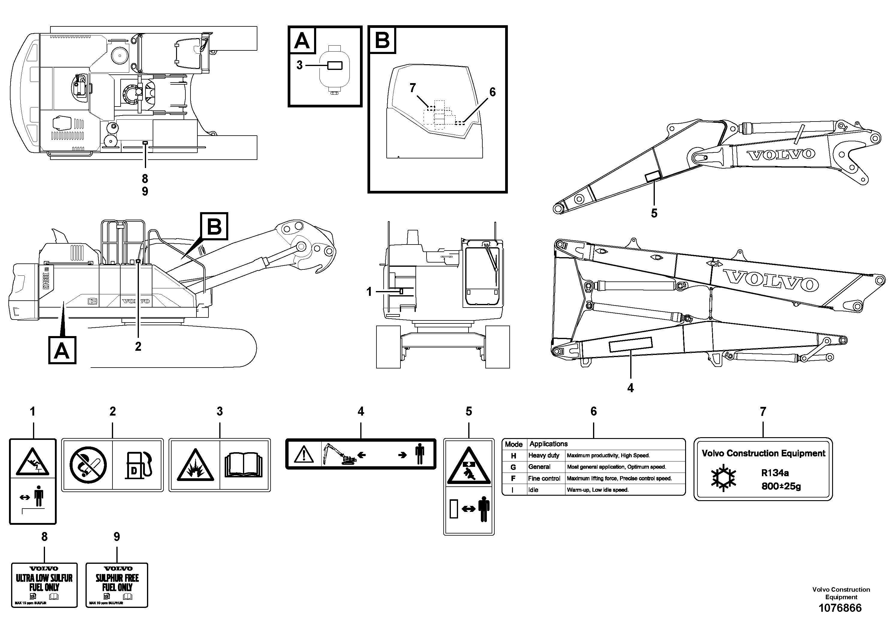 Decal VOE14684184 VOLVO