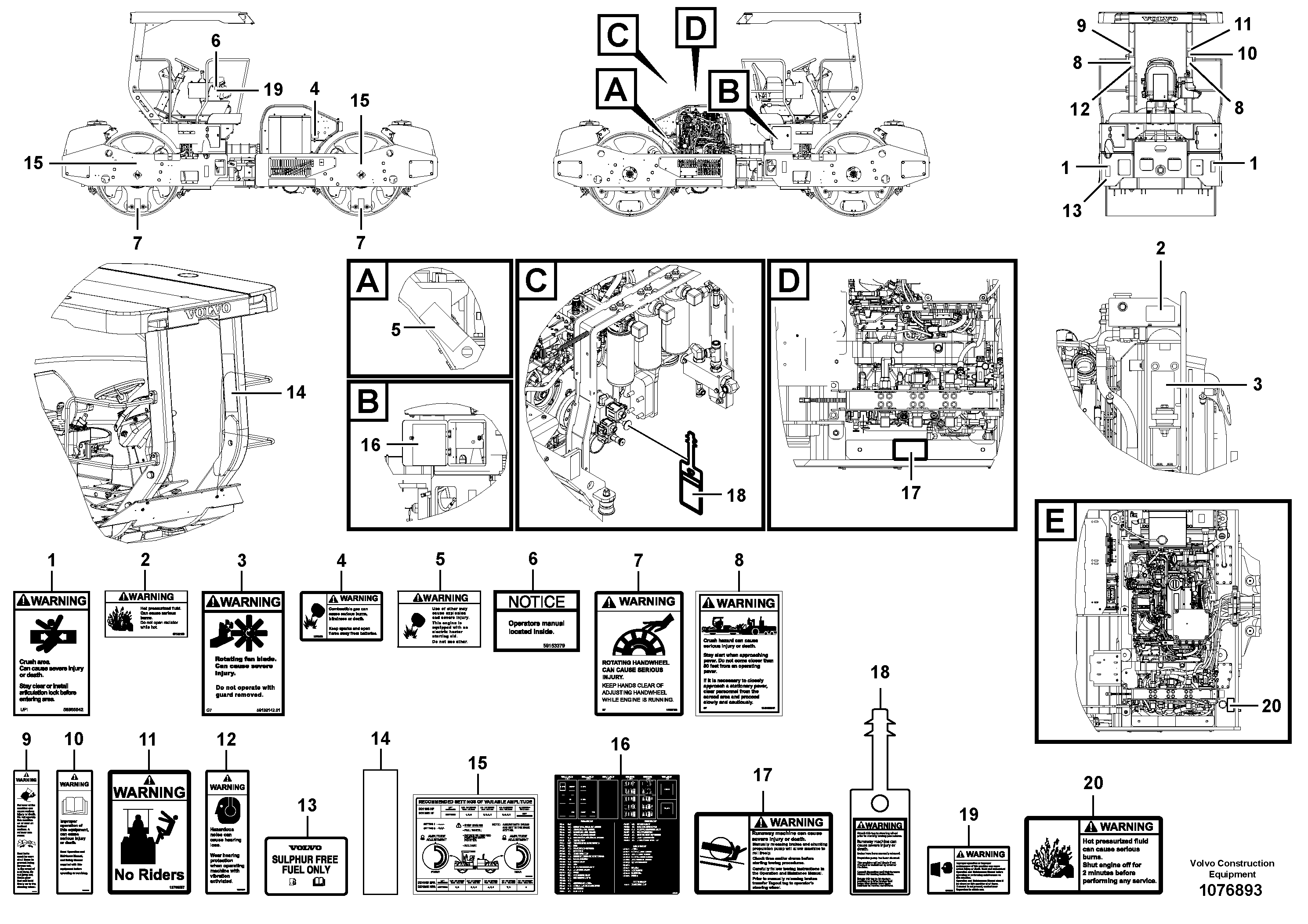 Cylinder Block VOE12791990 VOLVO