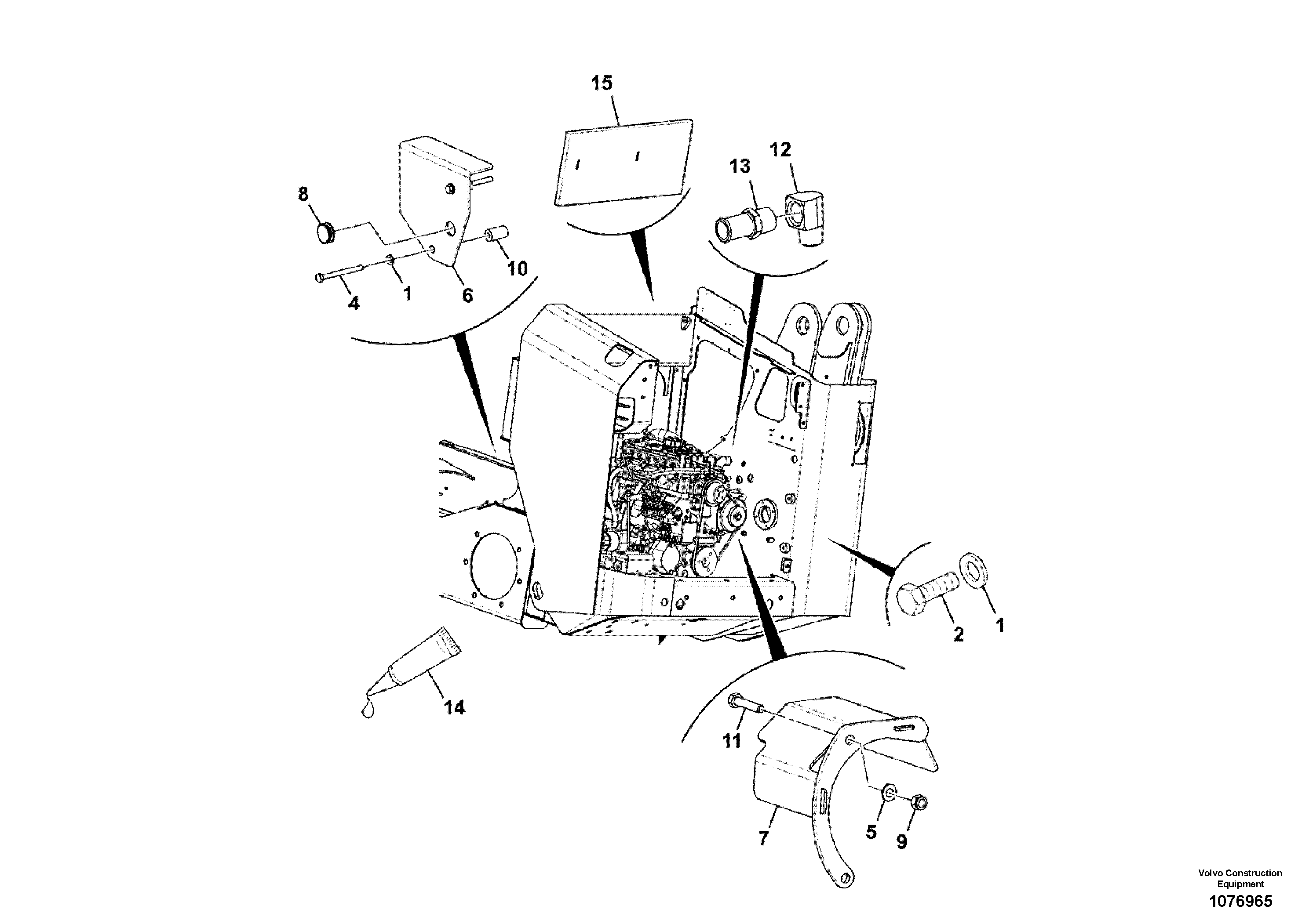 Fan hood VOE17414728 VOLVO