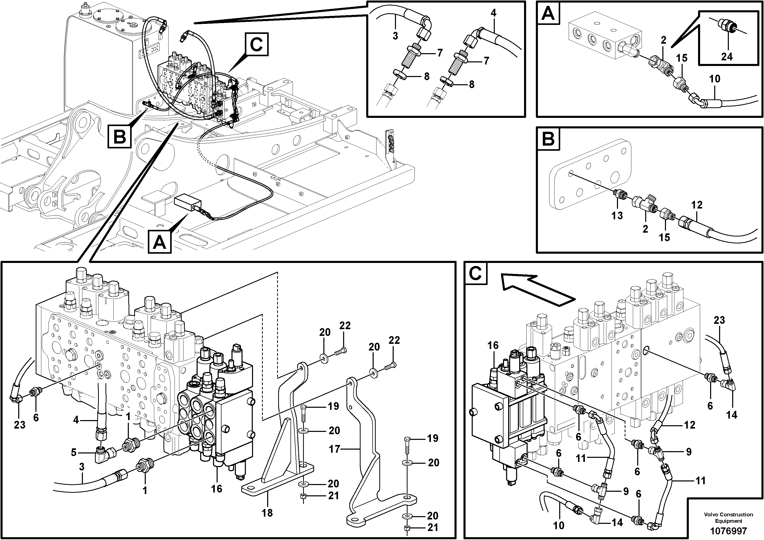 Timing gear casing VOE936919 VOLVO