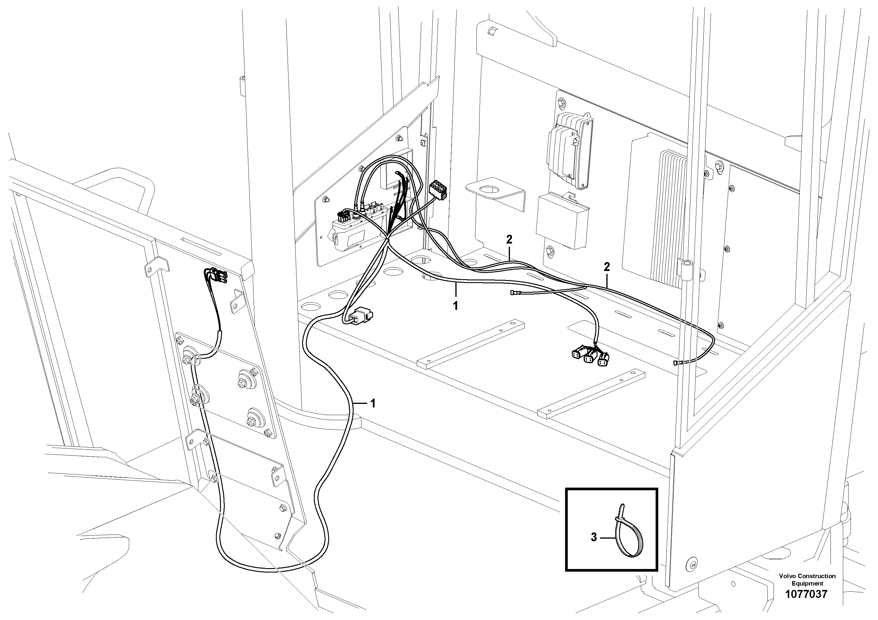 Radio Support VOE15415931 VOLVO