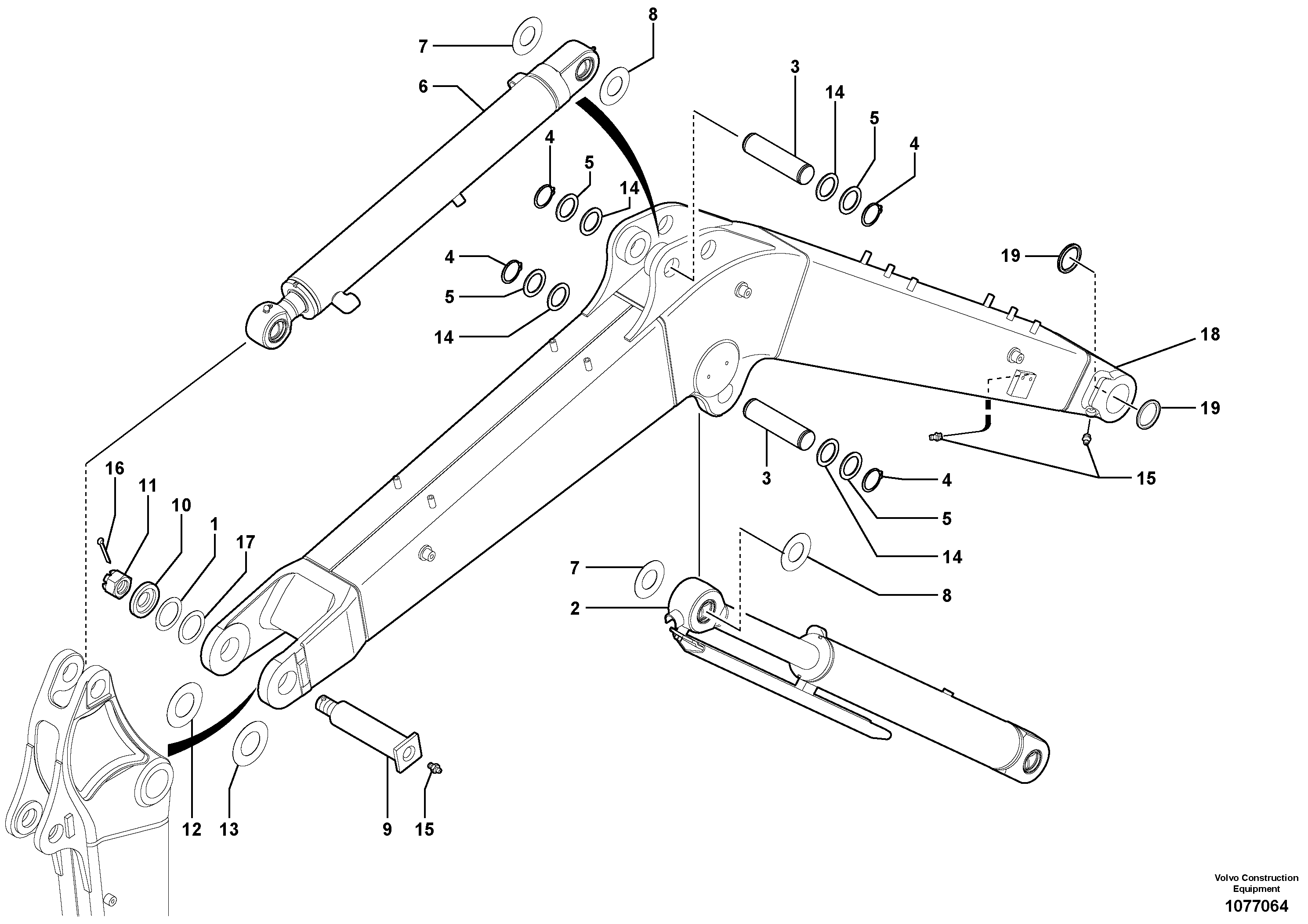 Track Brake VOE11801536 VOLVO