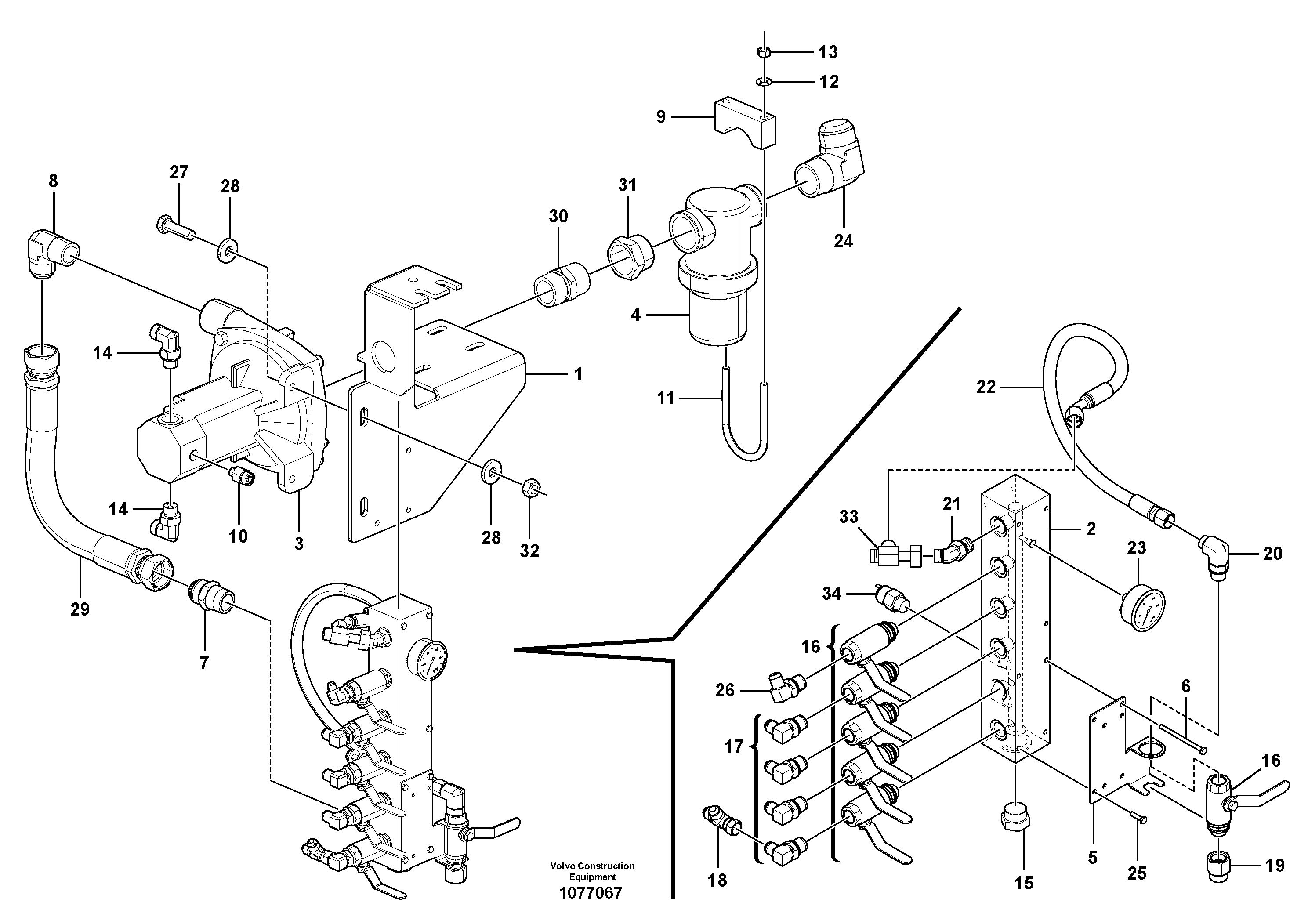 Mounting rail RM96714548 VOLVO
