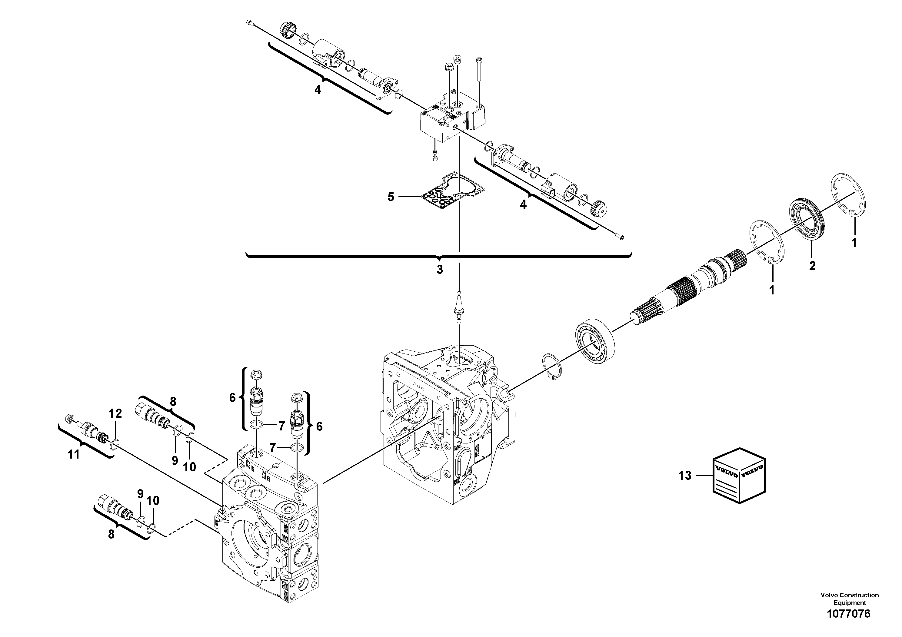 Piston pump VOE17435338 VOLVO