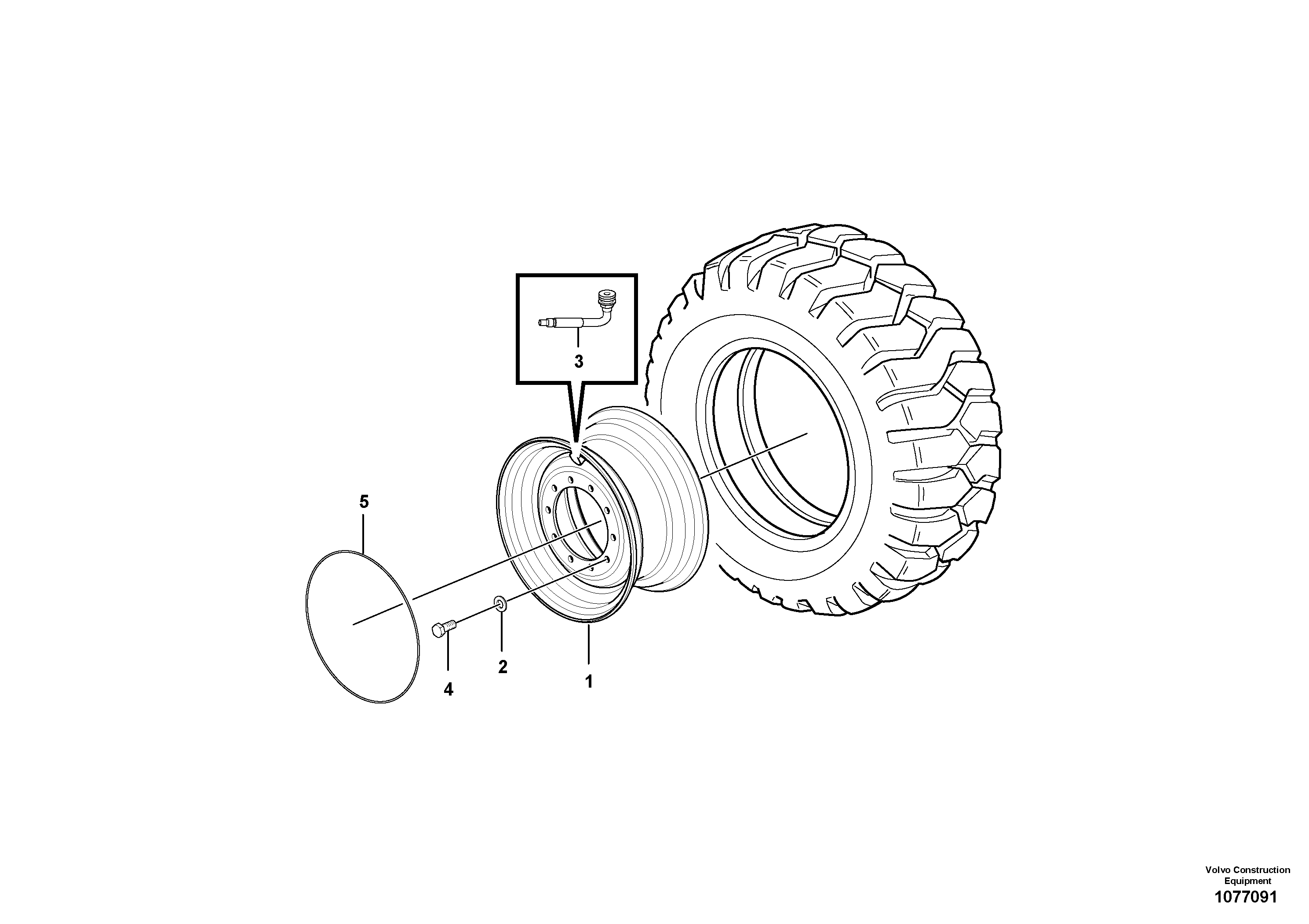Rim VOE15404502 VOLVO
