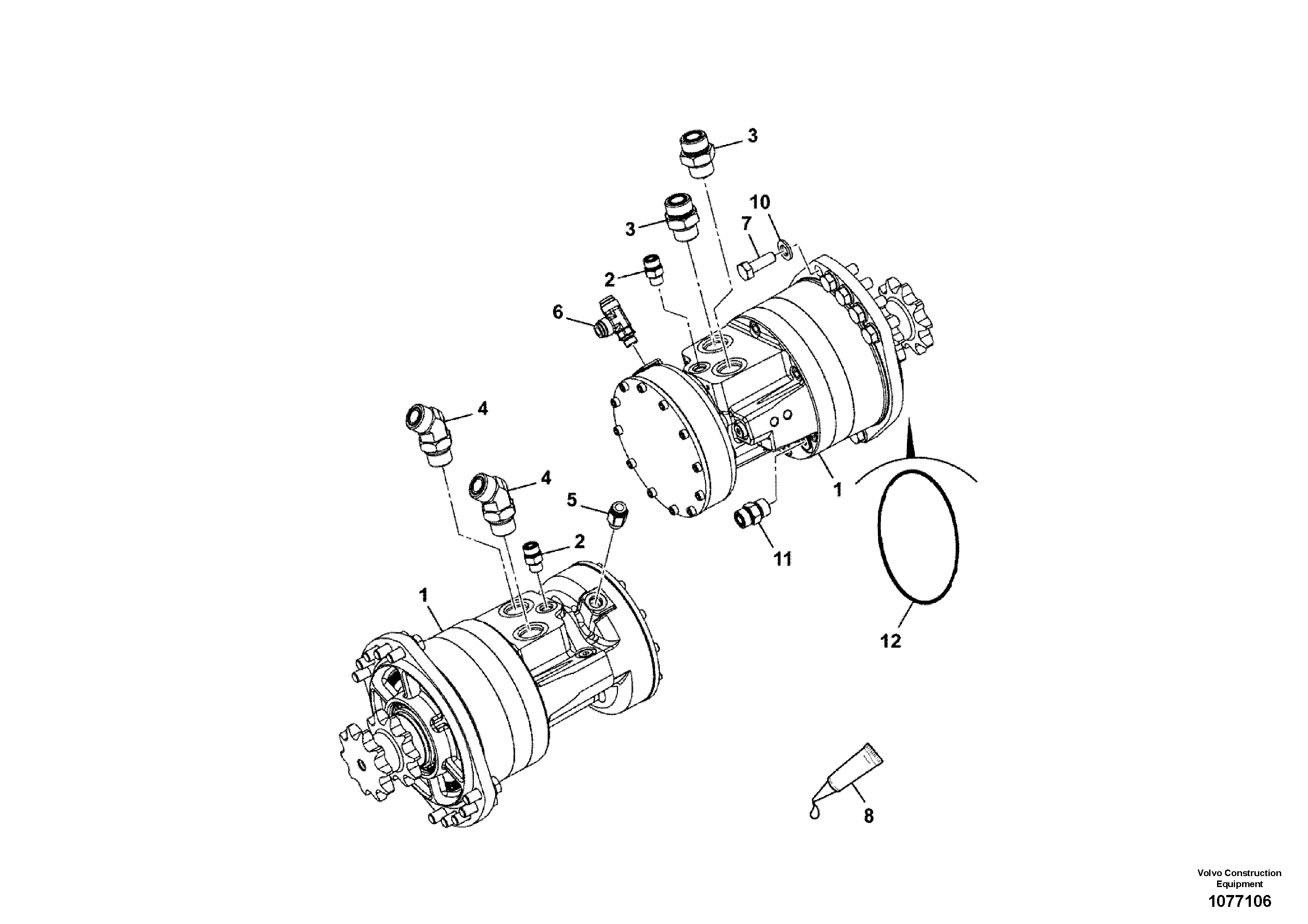 Opr Cylinder VOE17230123 VOLVO