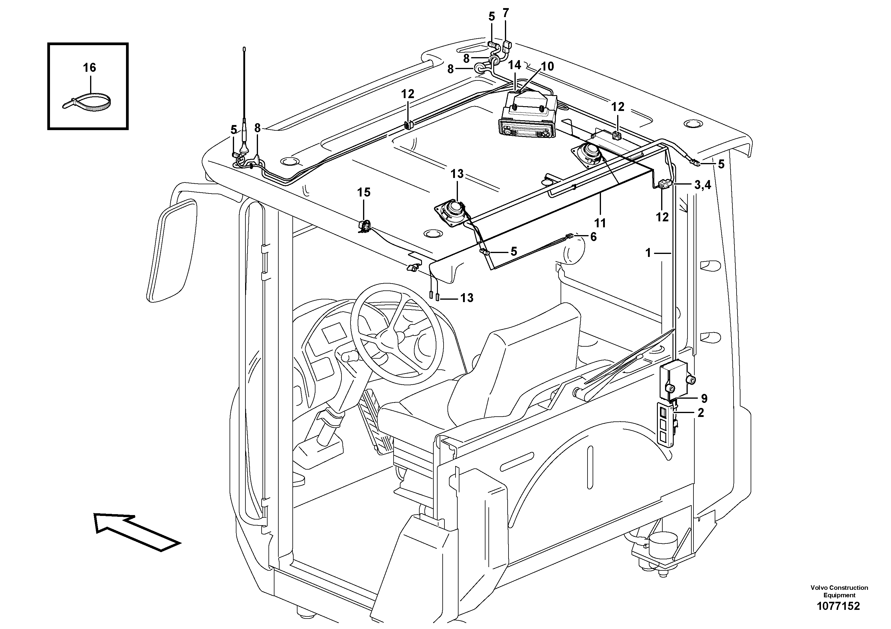 Support Leg VOE17390316 VOLVO