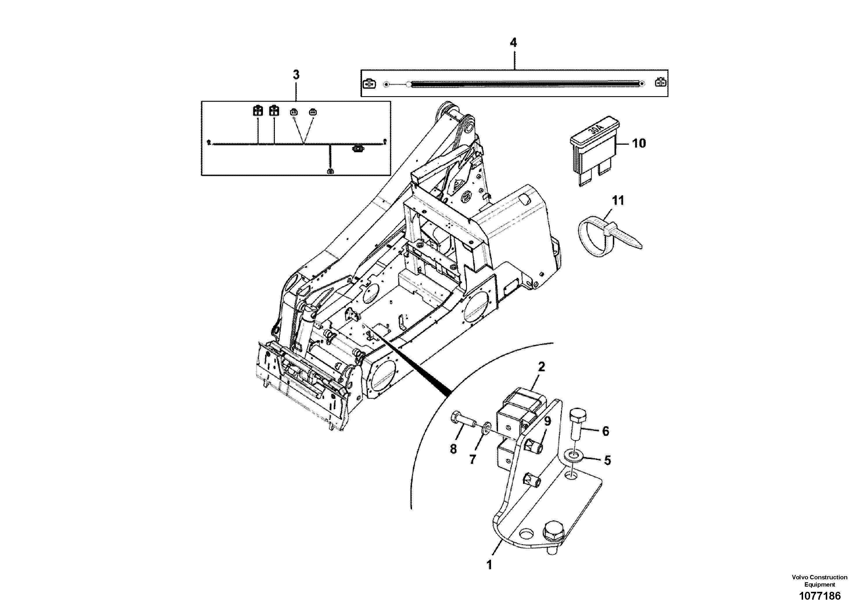 Support Leg VOE17431374 VOLVO