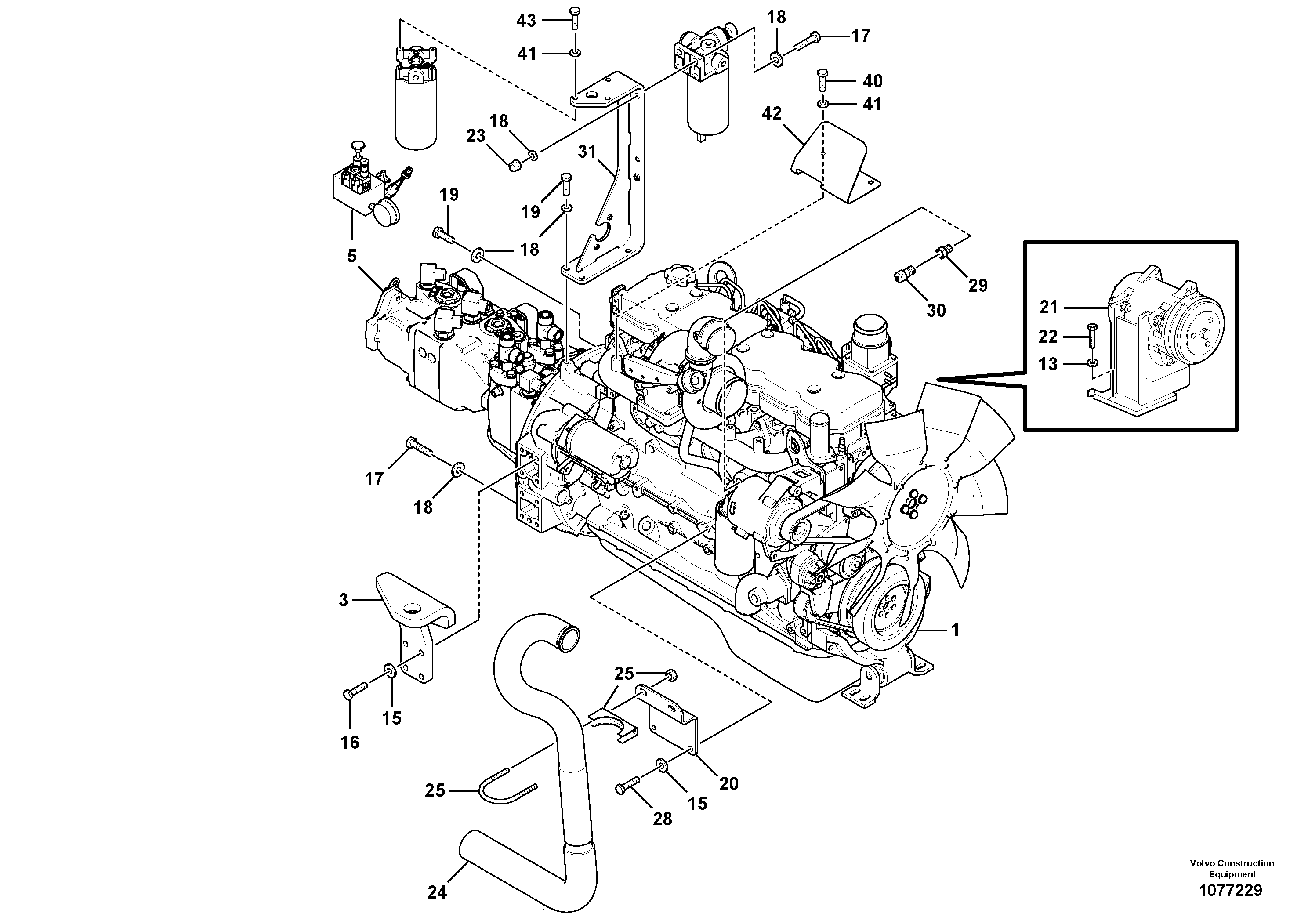 Axle Casing VOE12787406 VOLVO