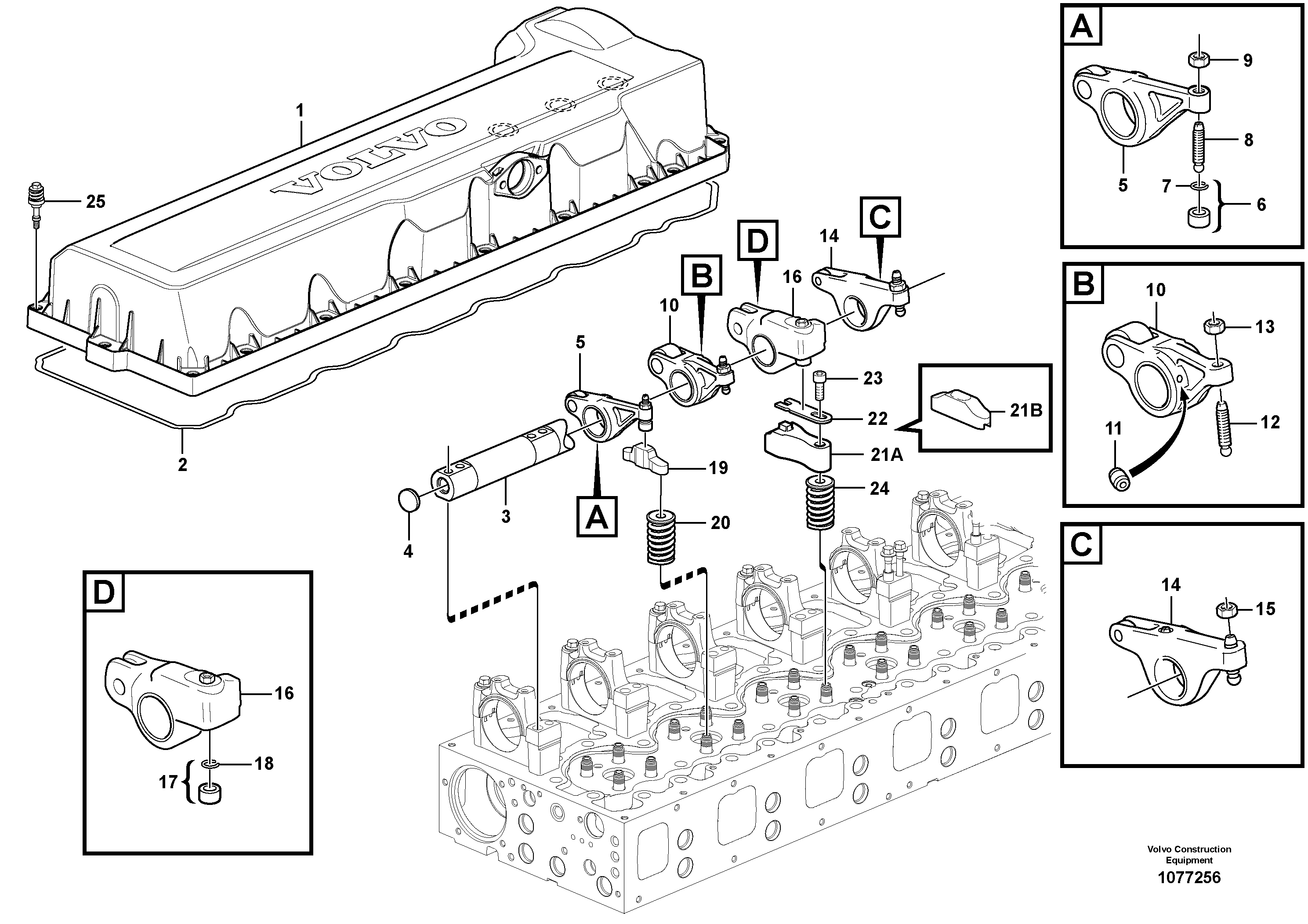 Панель детали VOE21081489 VOLVO