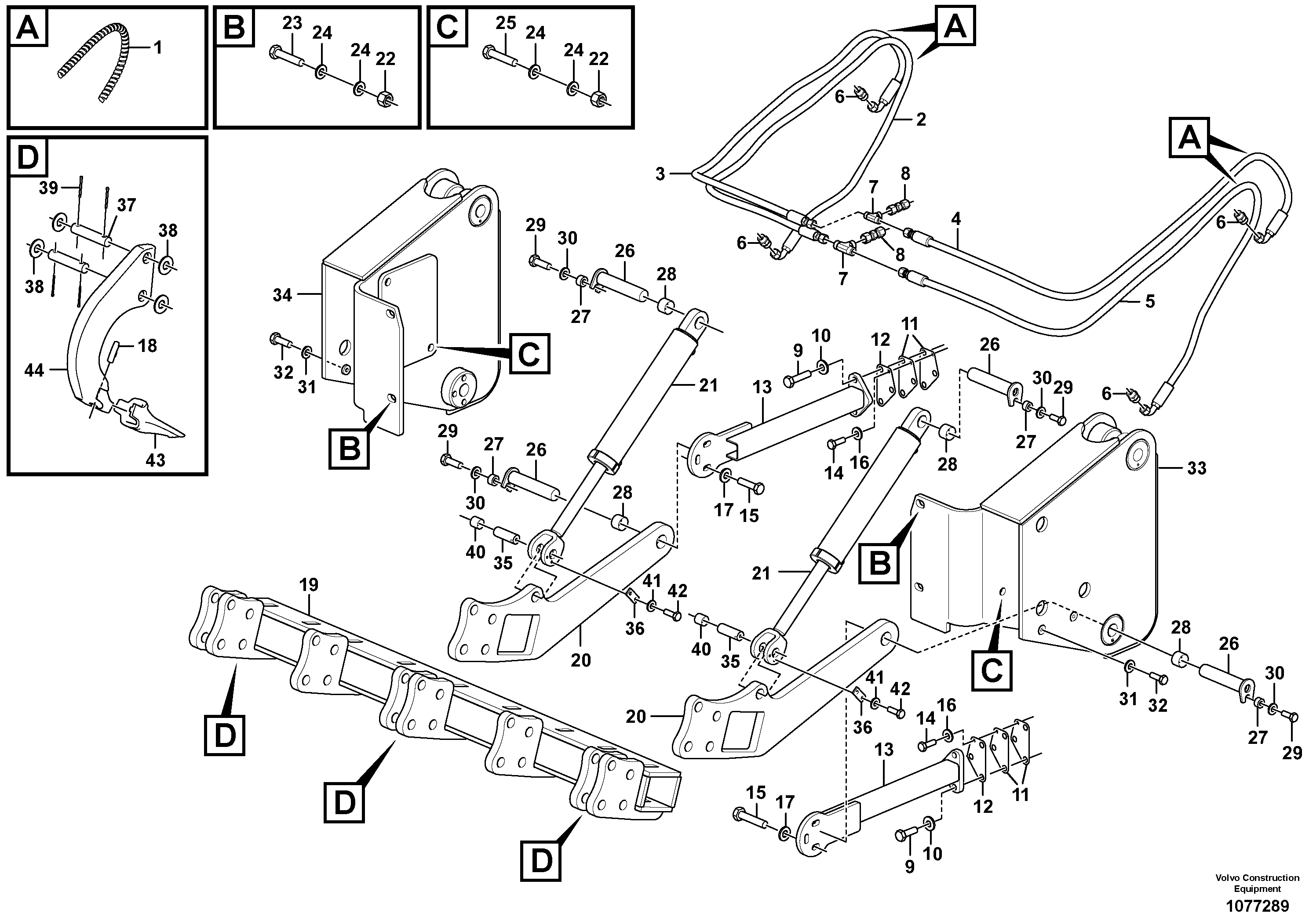 Bearing carrier VOE12760864 VOLVO