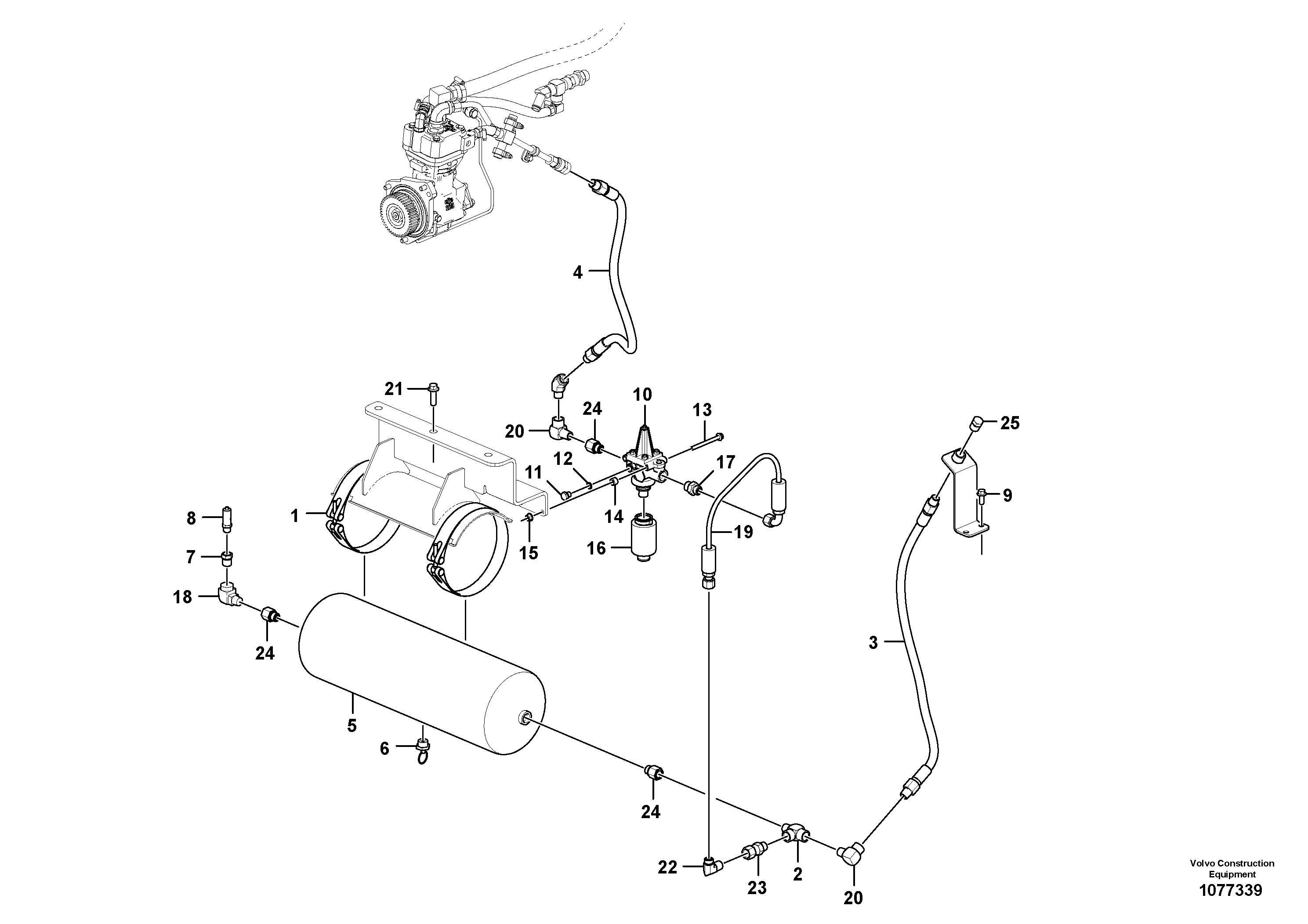 Water pump ger VOE941740 VOLVO