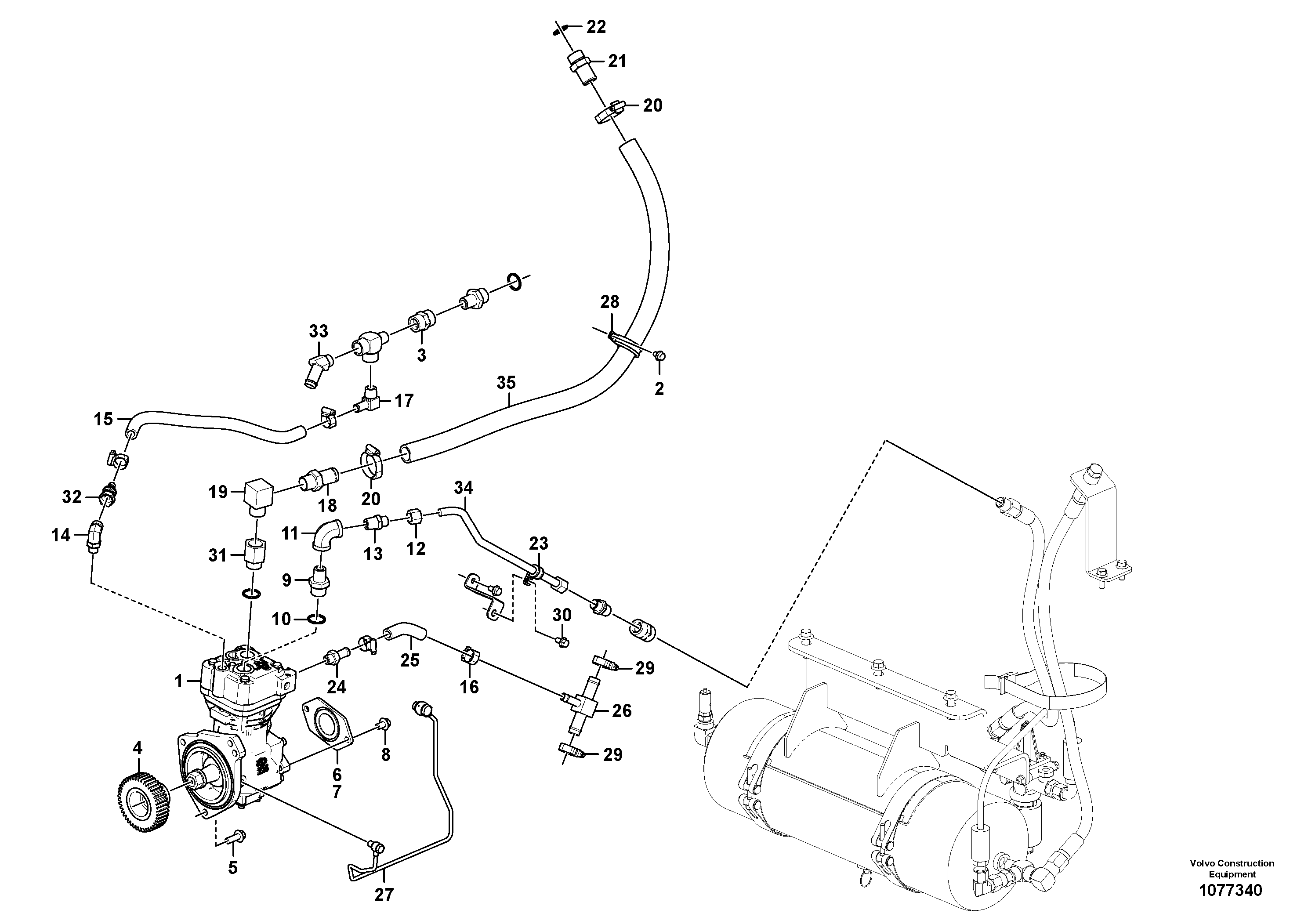 Adapter Kit VOE15418172 VOLVO