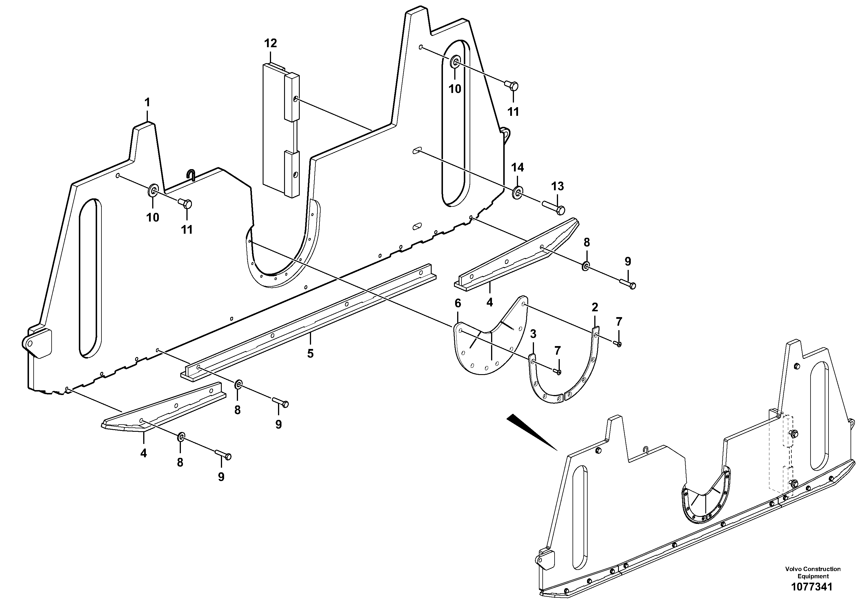 Hydraulic system, P4 RM46691291 VOLVO