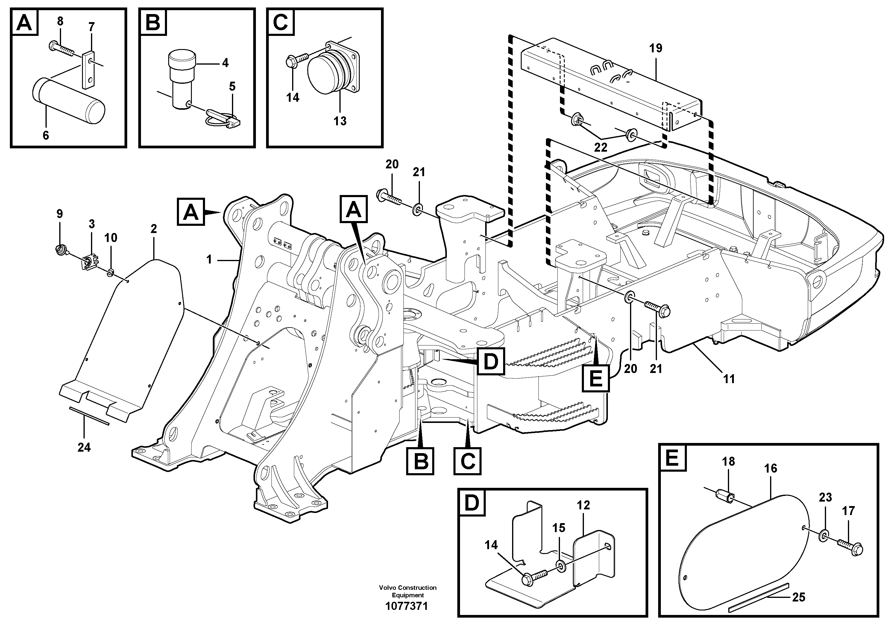 Управление выбором передач VOE15216625 VOLVO