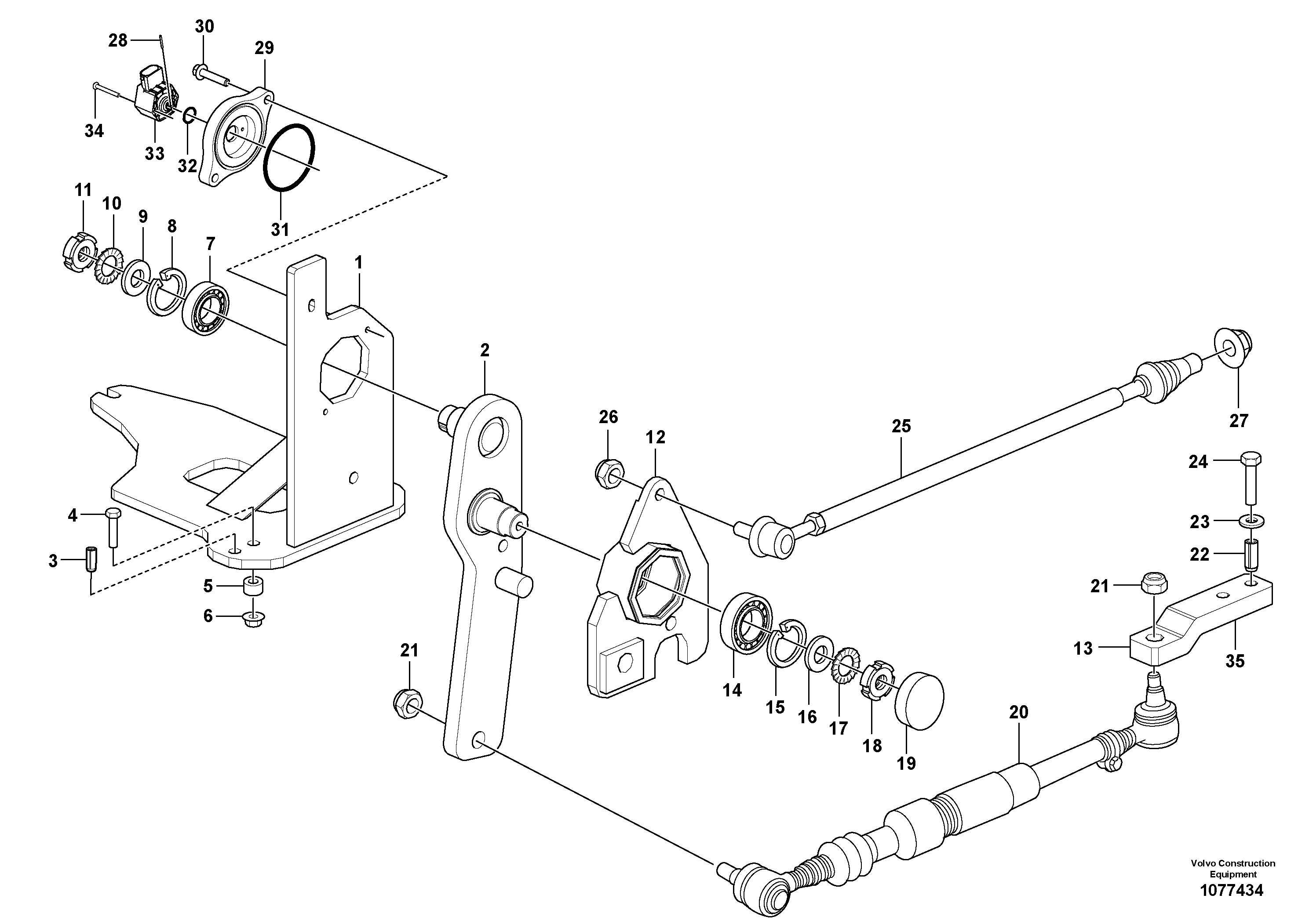 Bucket, cpl. - 1100 l VOE16853455 VOLVO