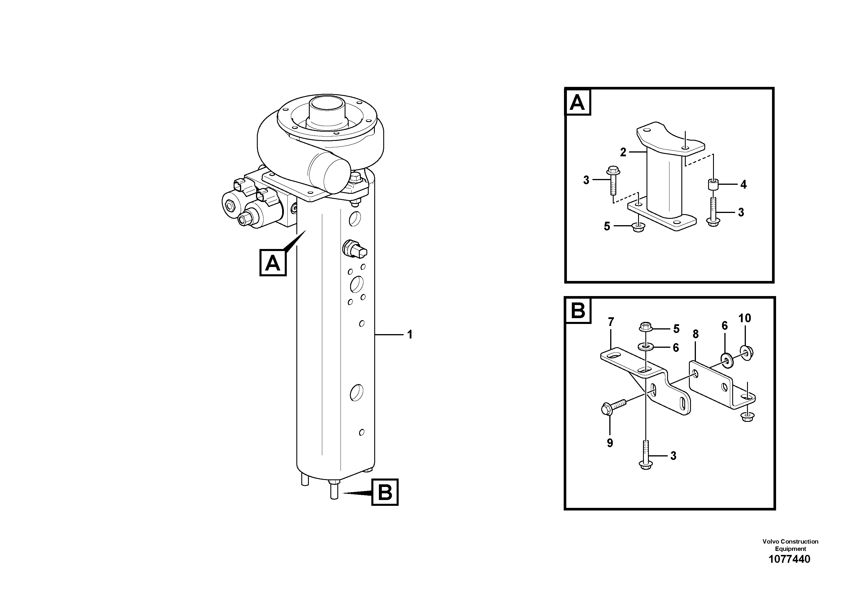 Seat frame VOE16229904 VOLVO