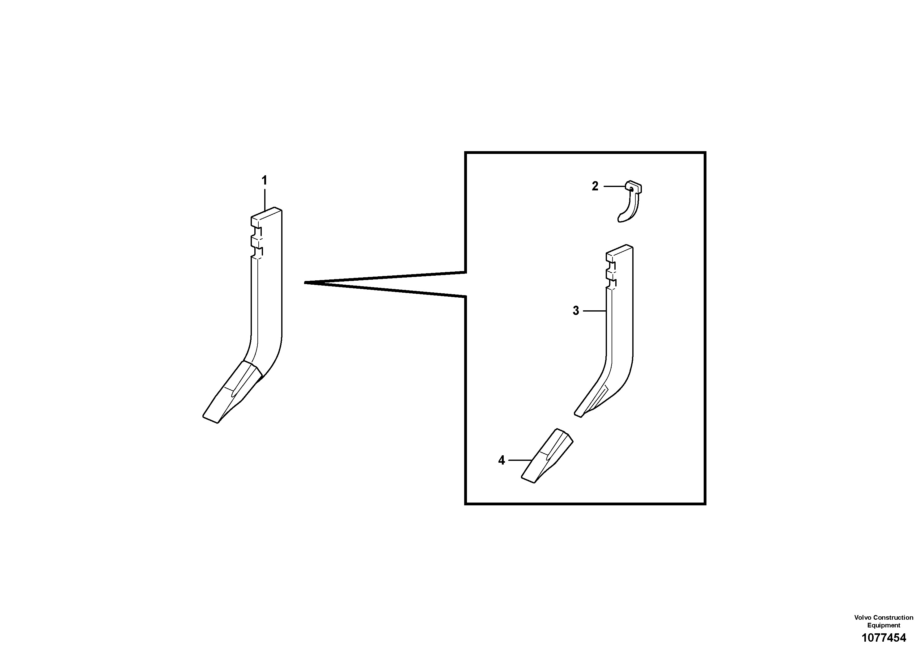 Wire, Wiper front VOE16015376 VOLVO
