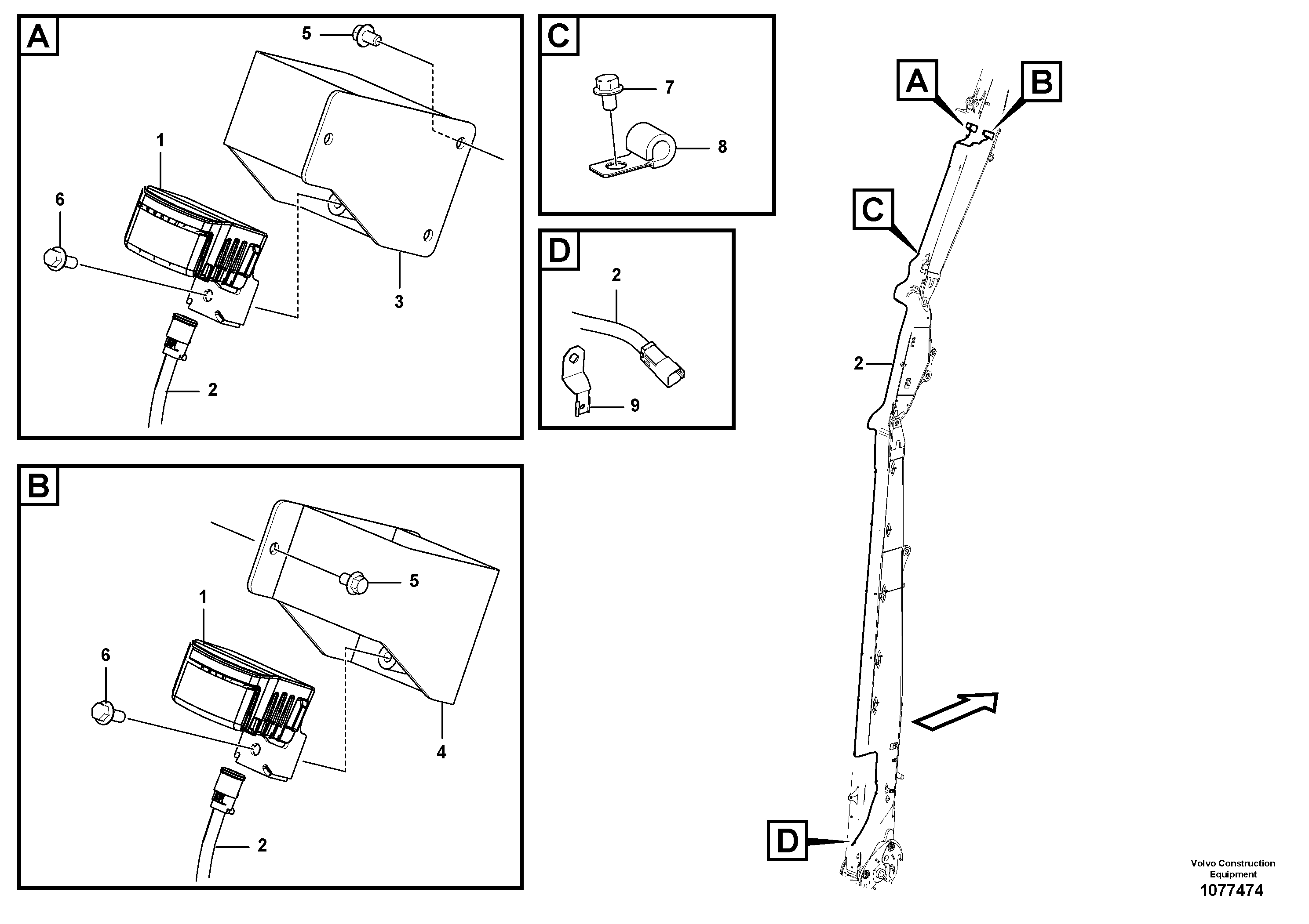 Support Leg VOE14693013 VOLVO