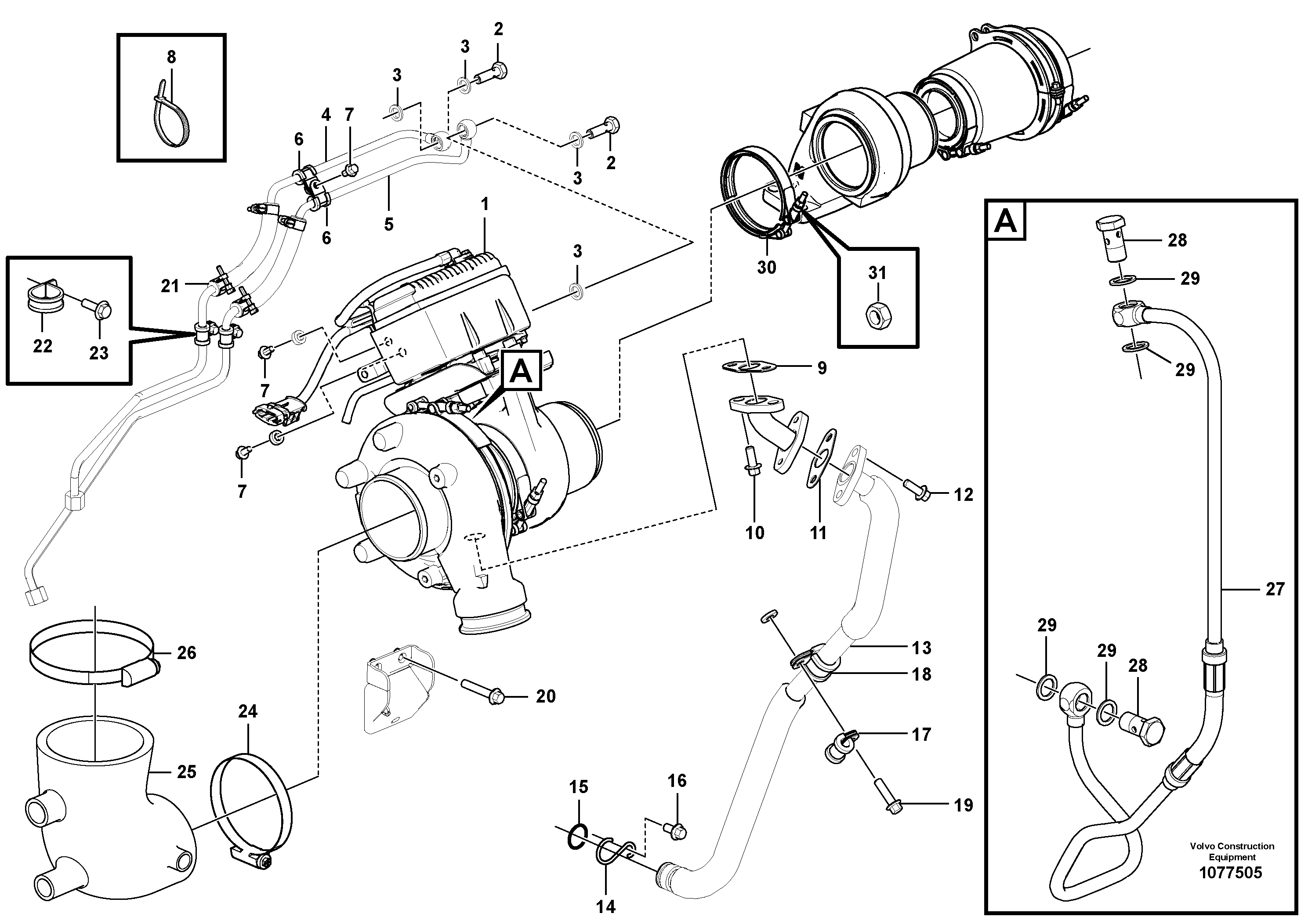 Hose Clamp VOE20821066 VOLVO
