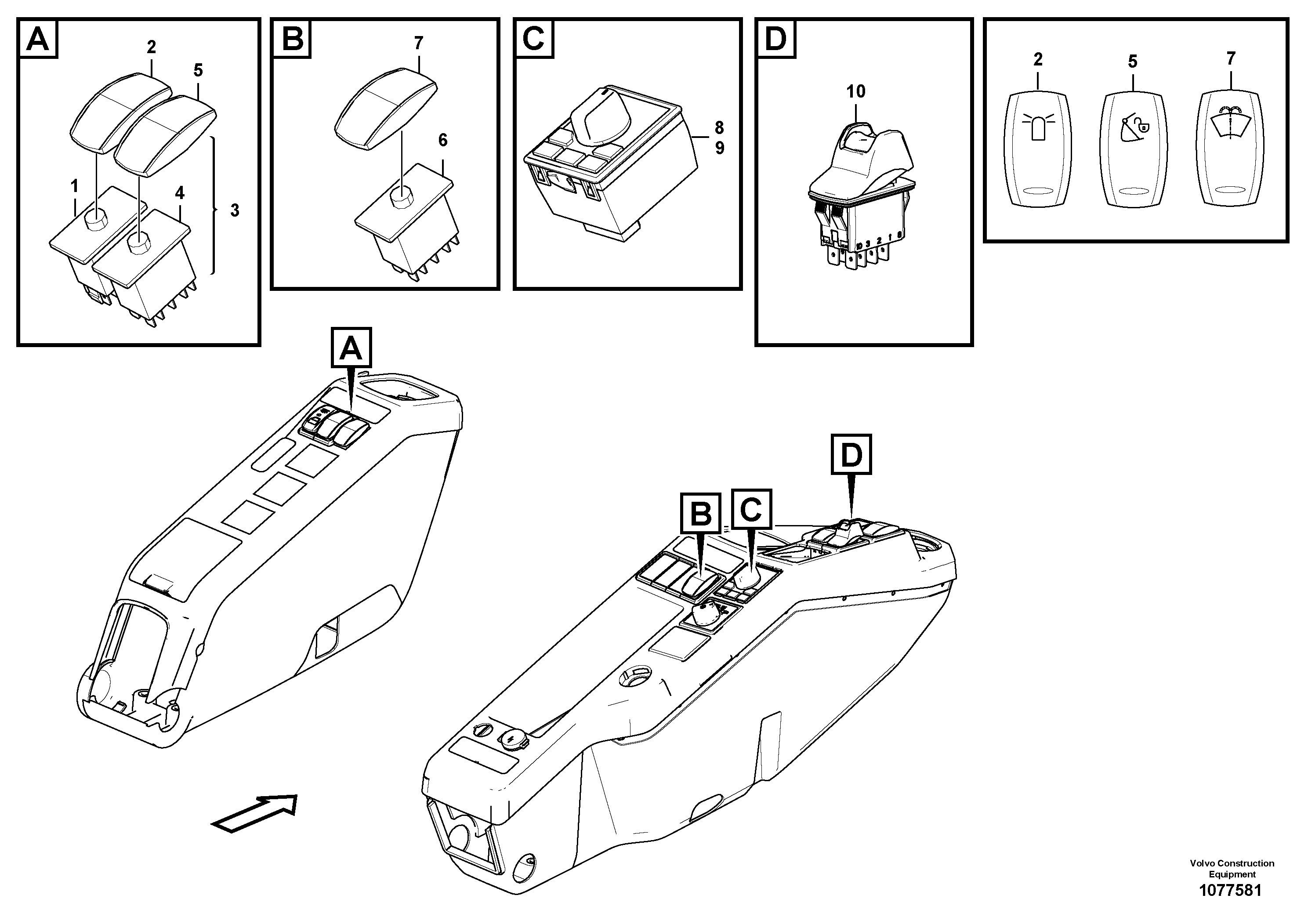 Switch VOE14725314 VOLVO